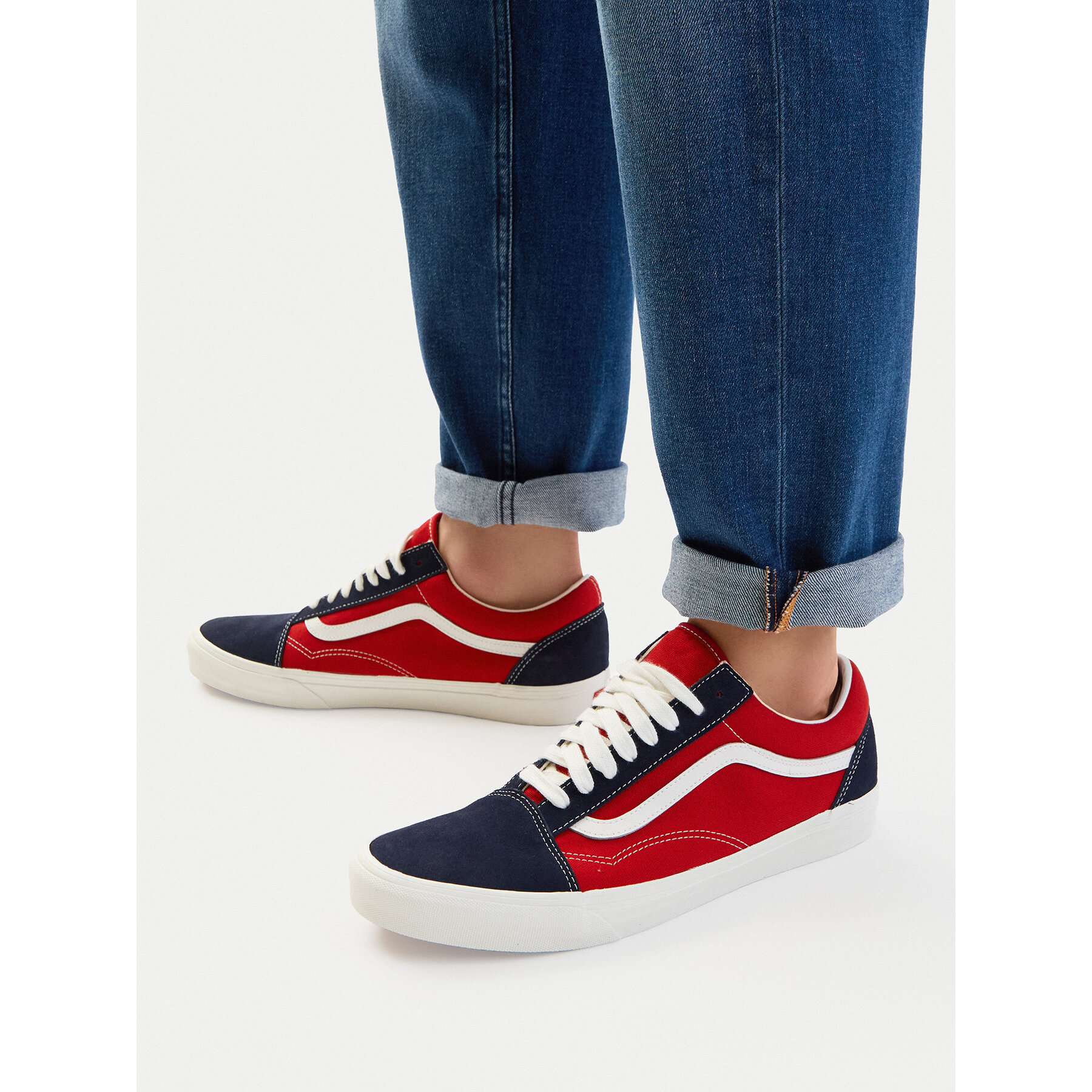 Tenis superge Vans Old Skool VN000D9YY9T1 Pisana