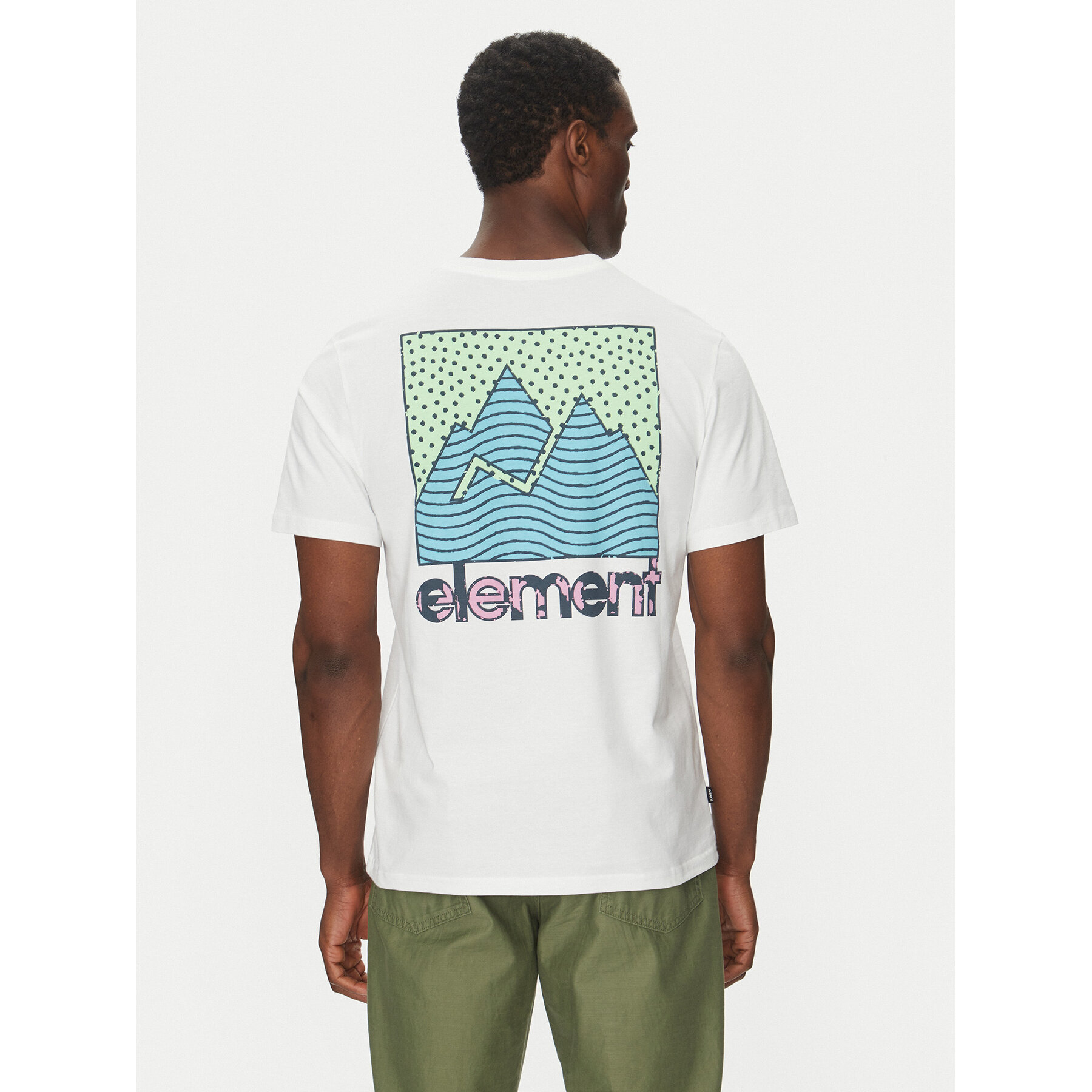 Element T-shirt ELYZT00496 Bianco Regular Fit