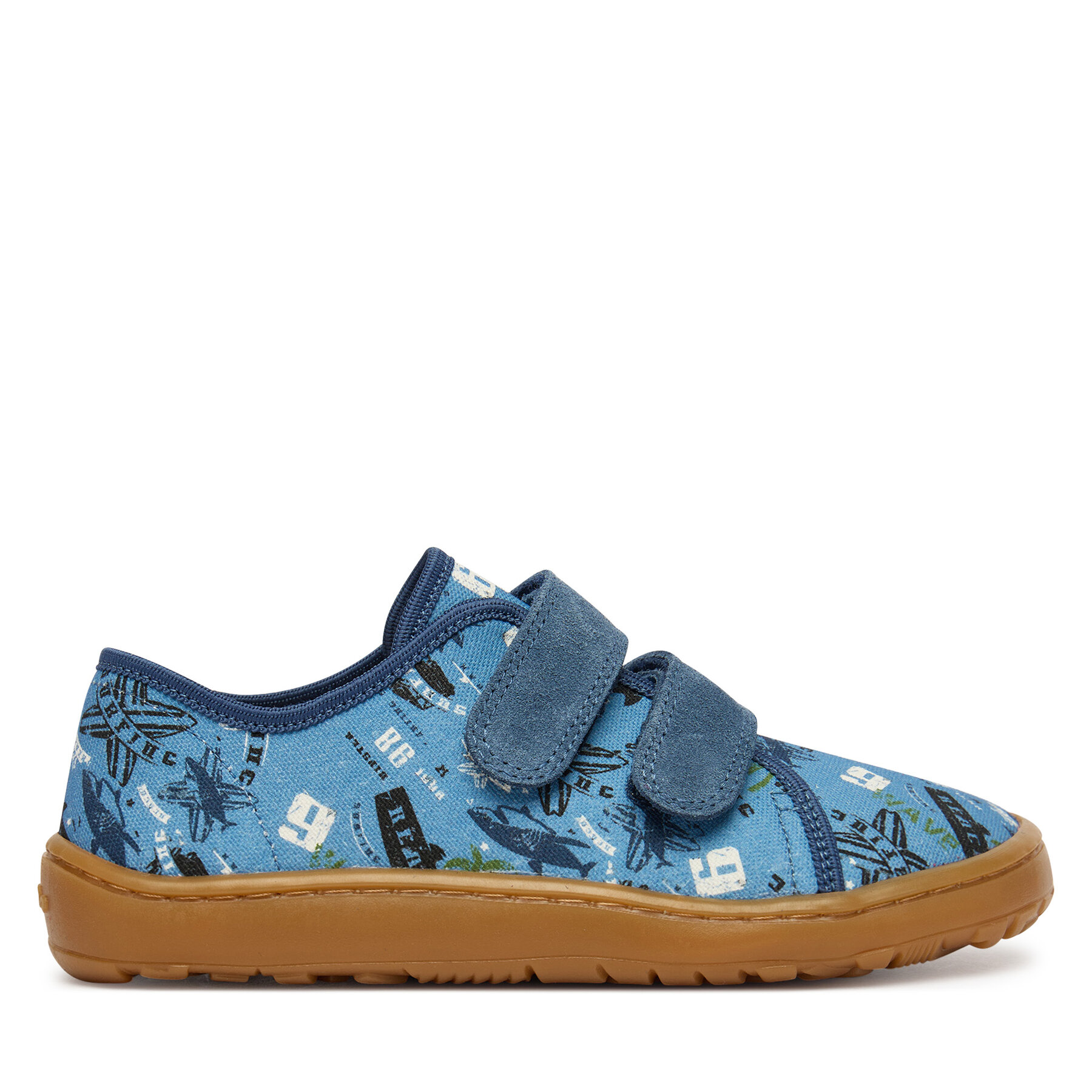 Пантофи Froddo Barefoot Canvas G1700440-6 D Син