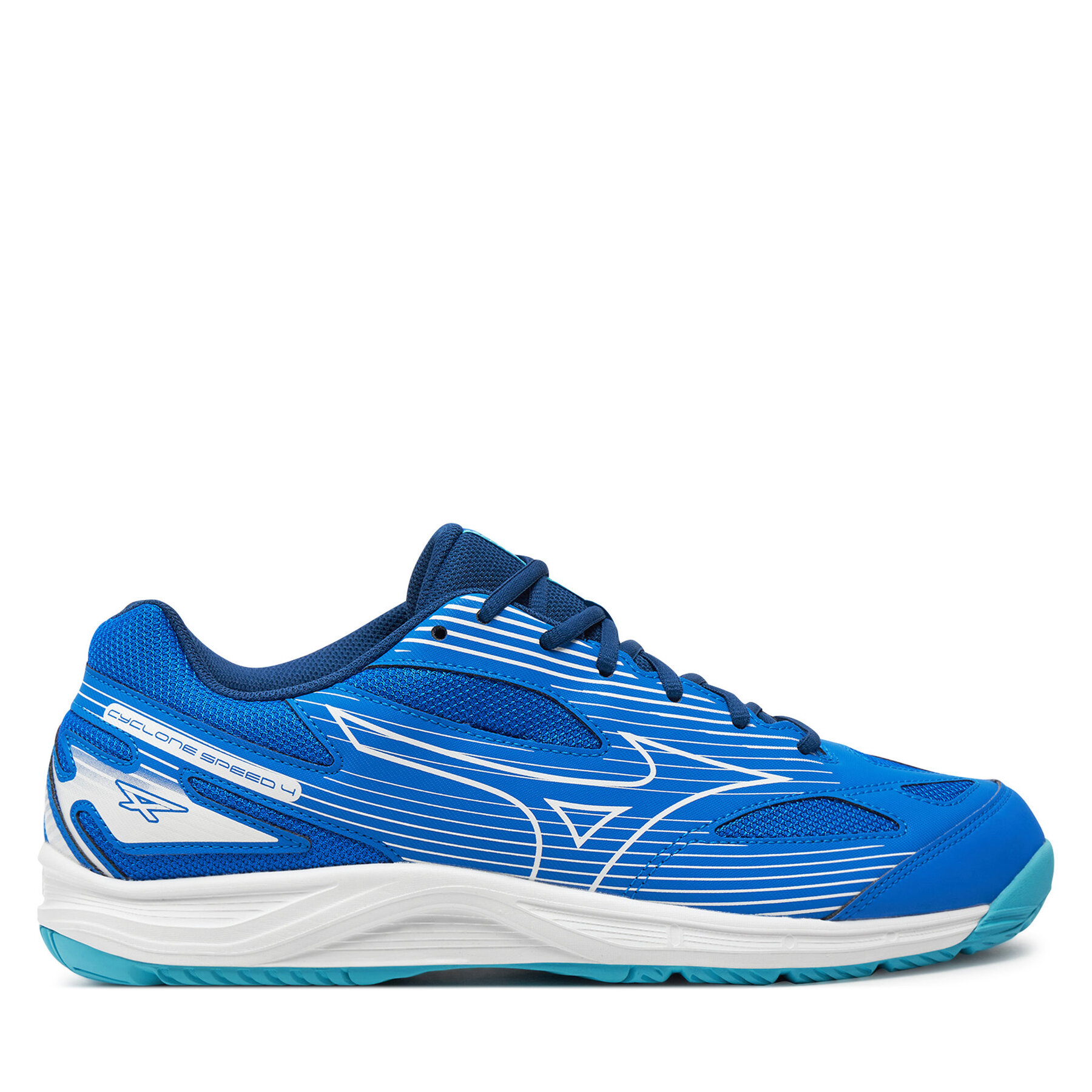 Chaussures pour sport en salle Mizuno Cyclone Speed 4 V1GA2380 Bleu