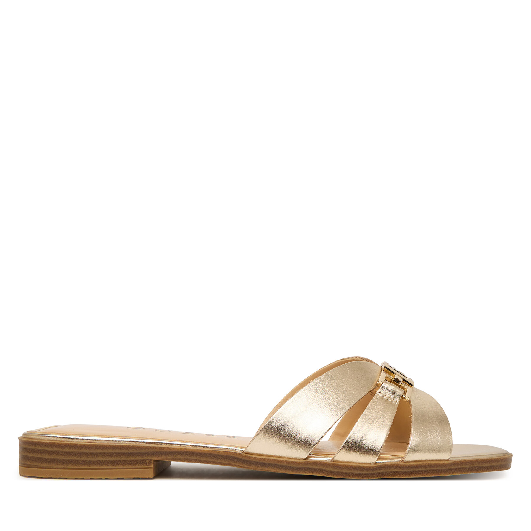 Šľapky Guess FLJREA LEM19 Zlatá