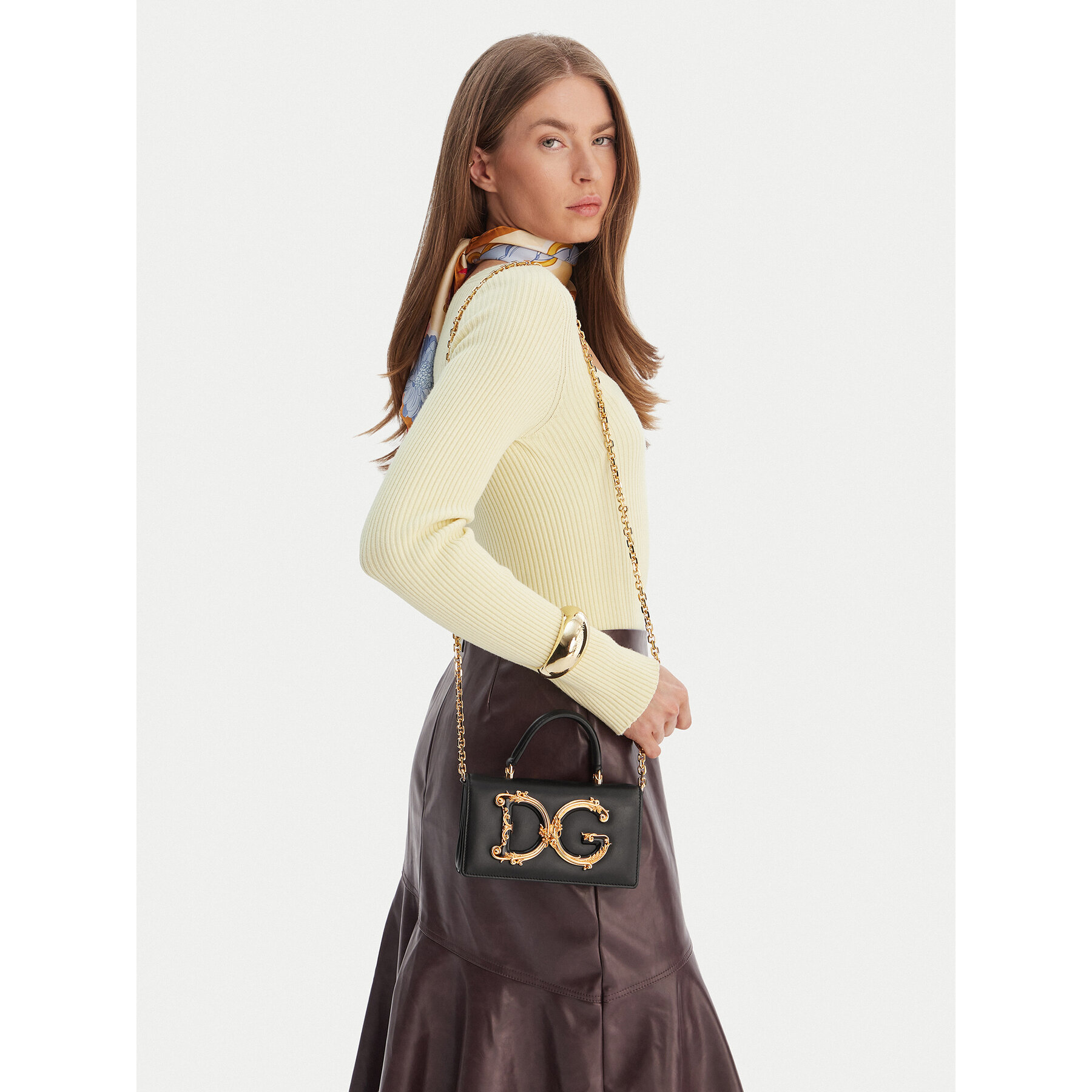 Geantă Dolce&Gabbana BI3278 AQ507 Negru