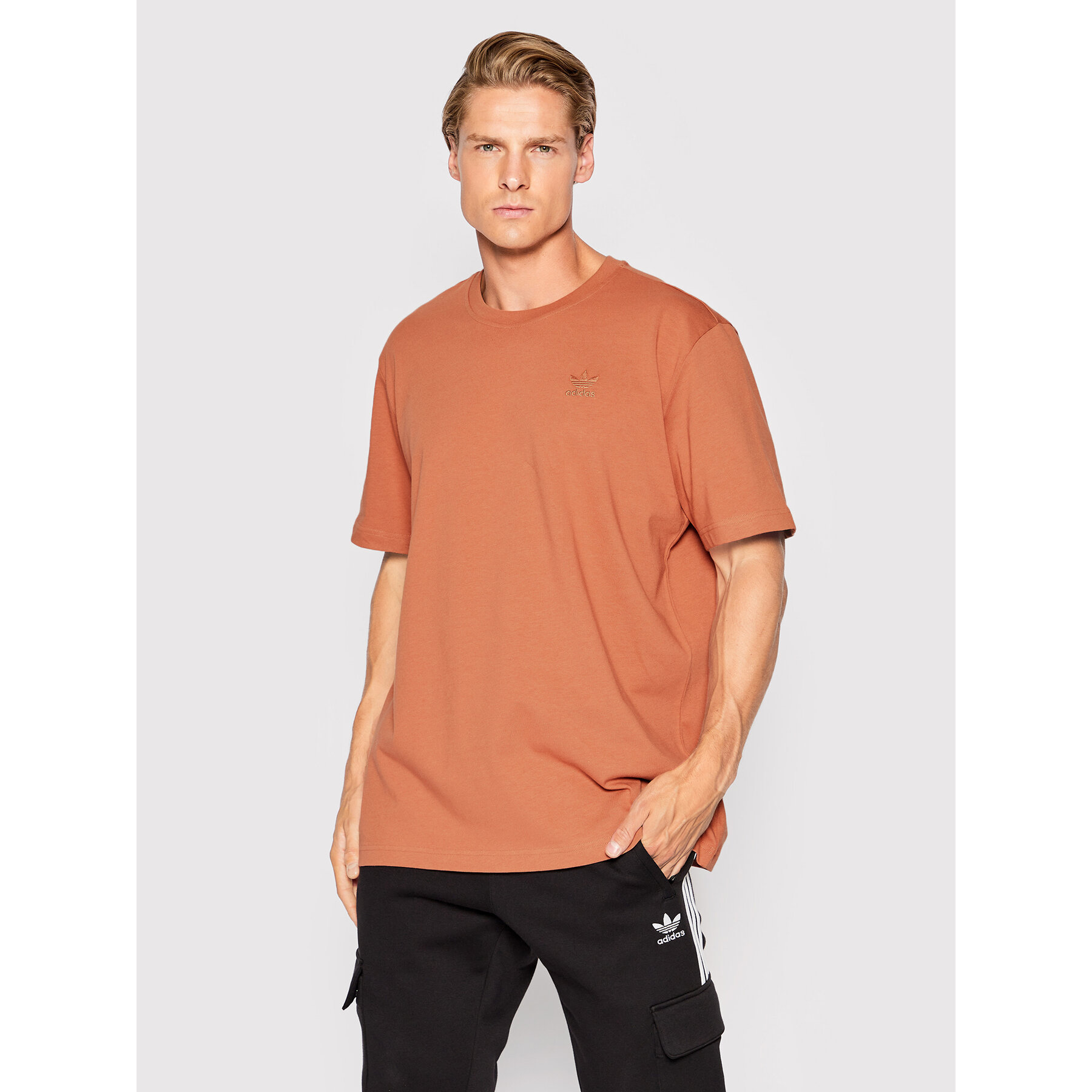 adidas Majica Graphic Ozworld HL9232 Oranžna Relaxed Fit