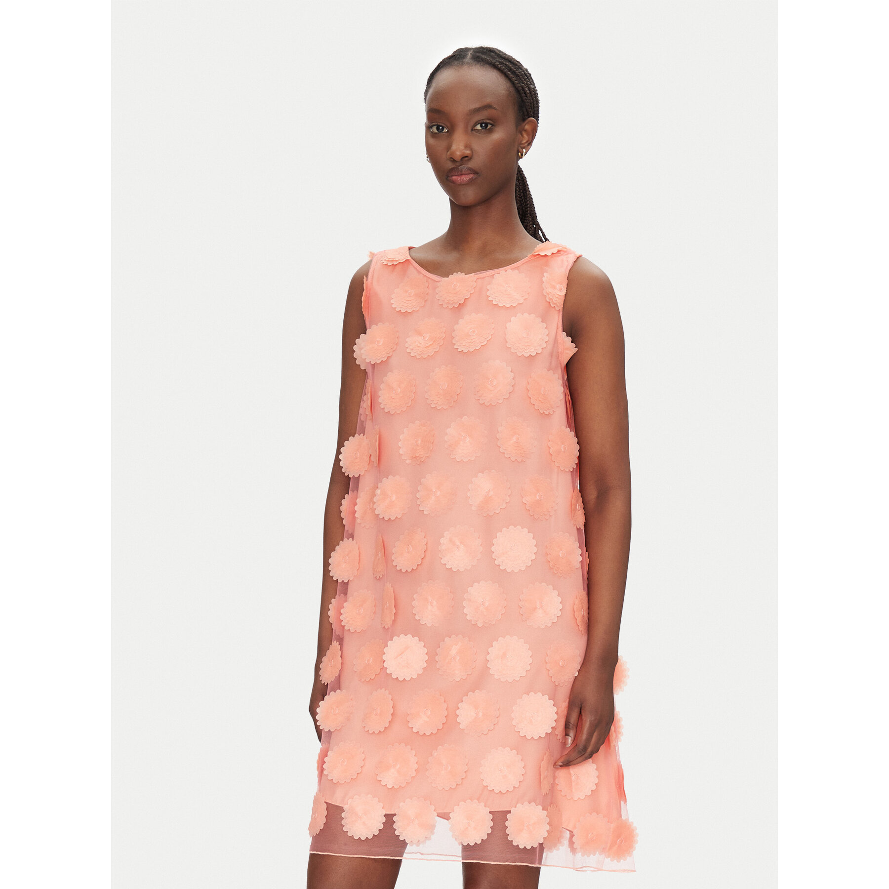 Bruuns Bazaar Coctailkleid Wega BBW4544 Korallenfarben Regular Fit