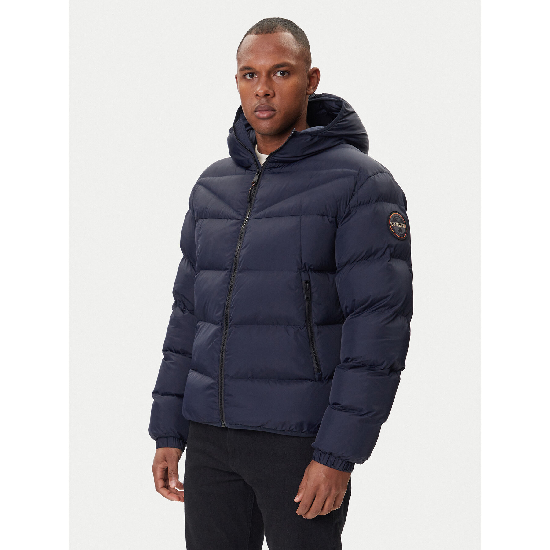 Napapijri Winterjacke A-Molveno NP0A88V2 Dunkelblau Regular Fit