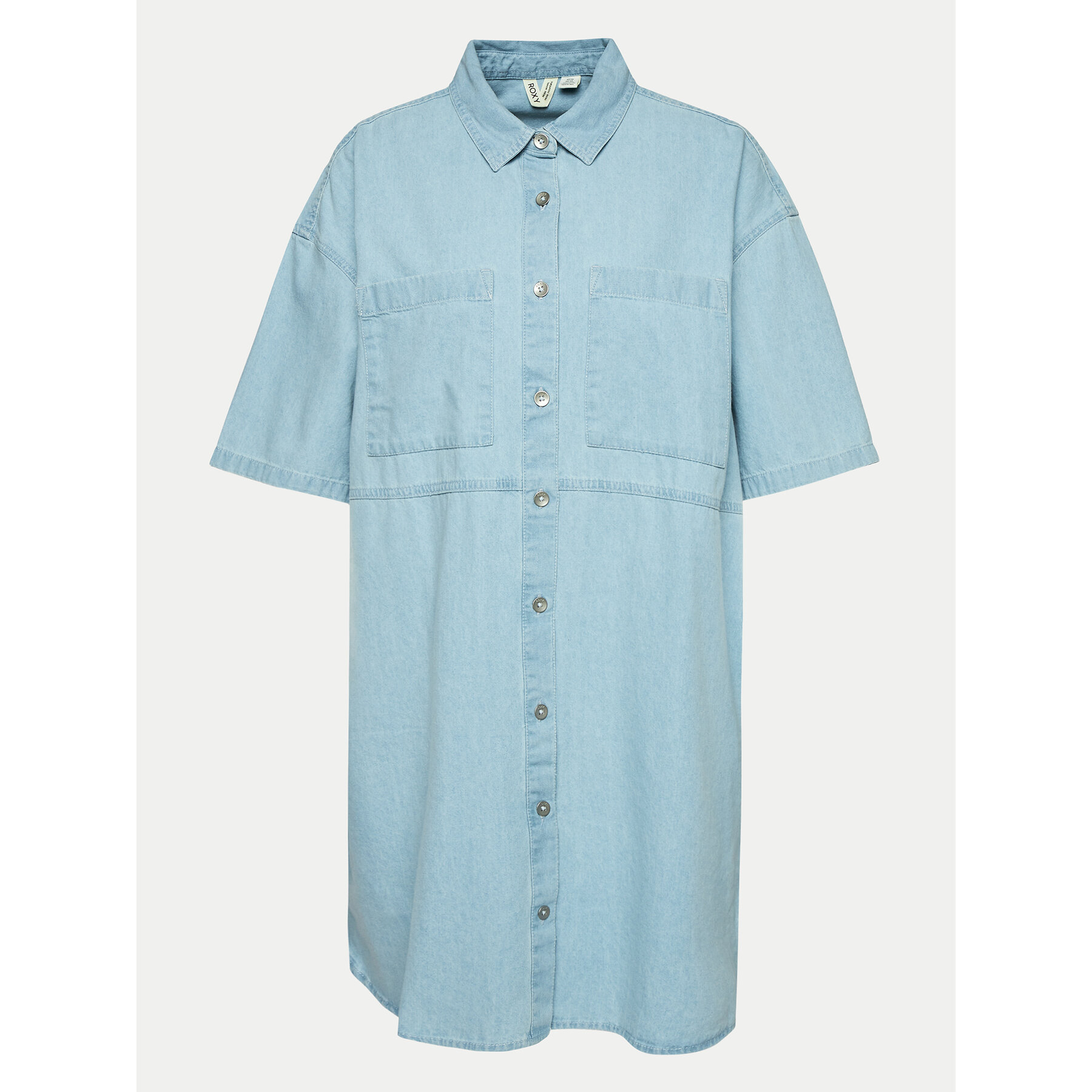 Roxy Jeanskleid Pacific Night ERJDD03005 Blau Relaxed Fit