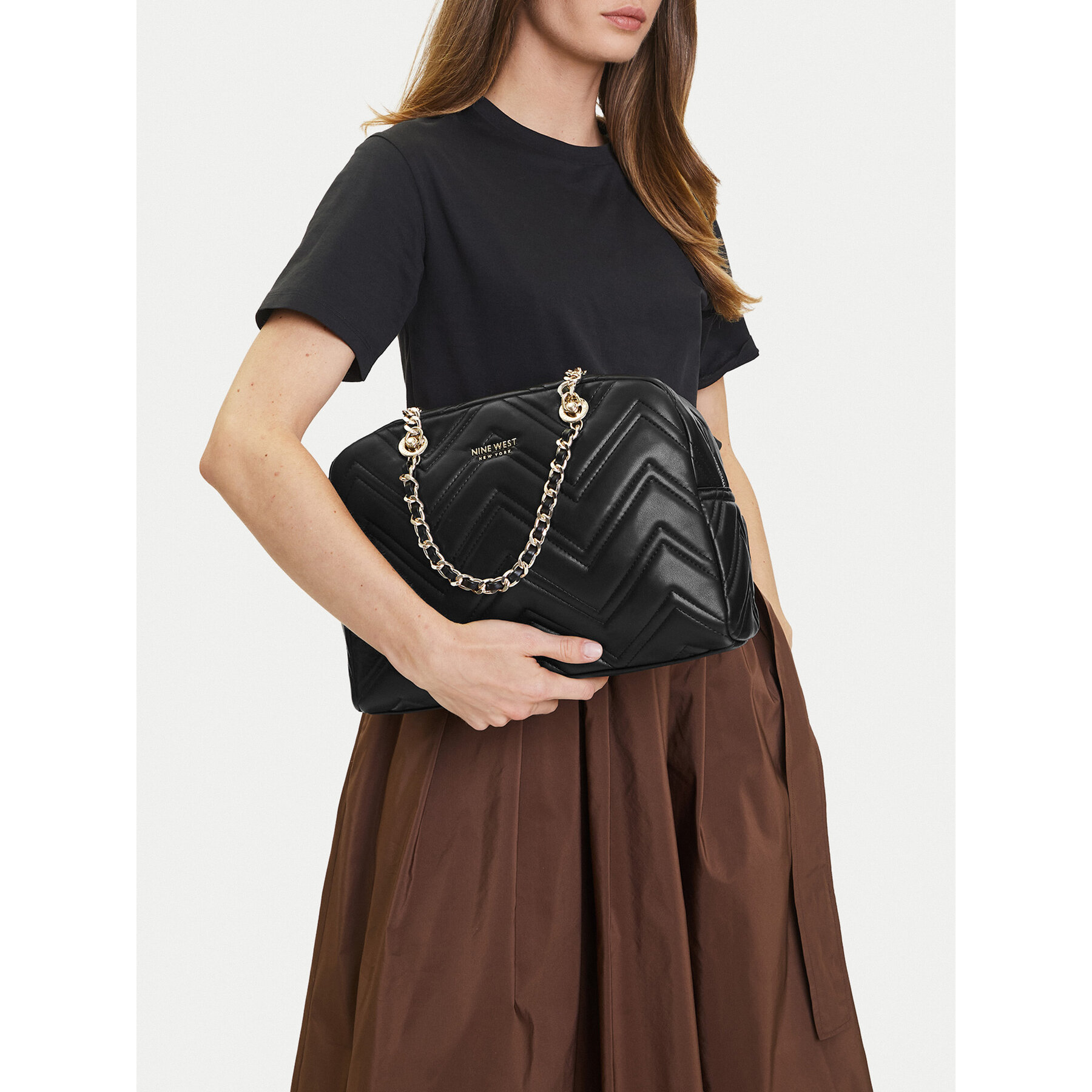 Kabelka Nine West CEO-ALICE-LA482-3468 Čierna
