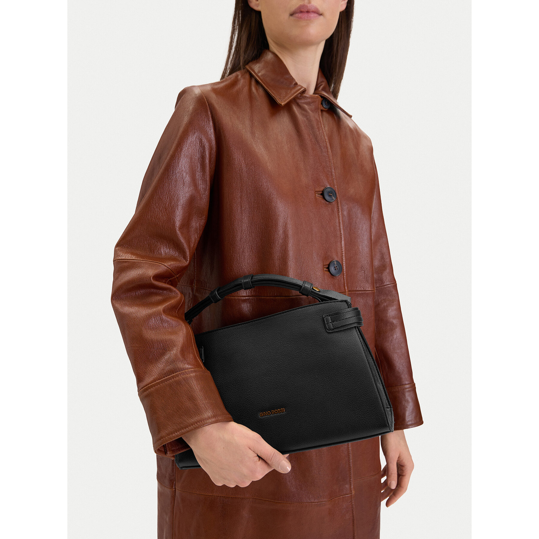 Дамска чанта Gino Rossi E233121-3 Черен