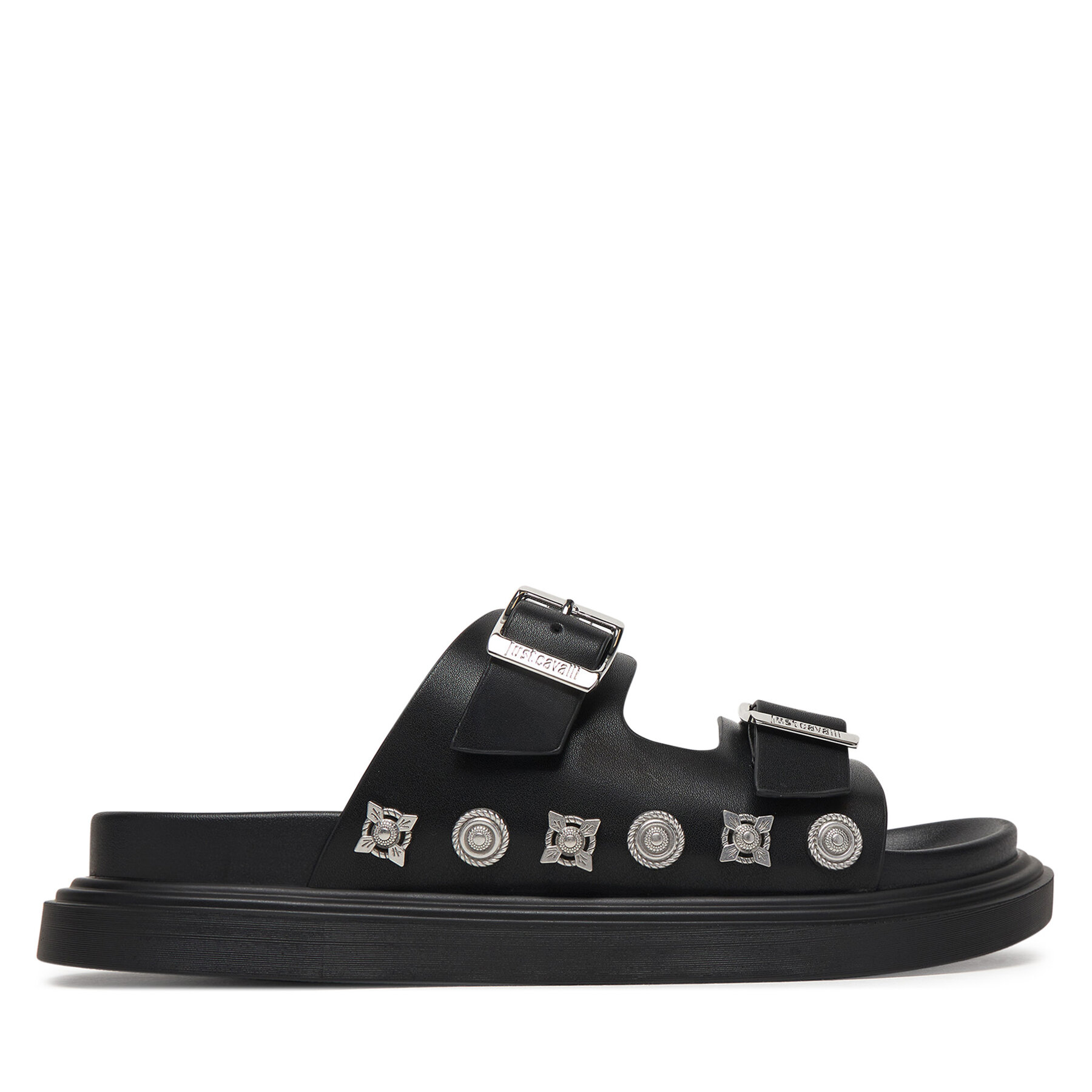 Şlapi Just Cavalli 80RA3S92 ZPB91 Negru