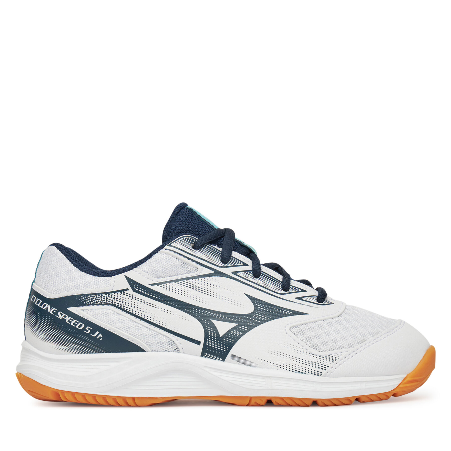 Čevlji za športe v zaprtih prostorih Mizuno Cyclone Speed 5 JR V1GD251157 Bela