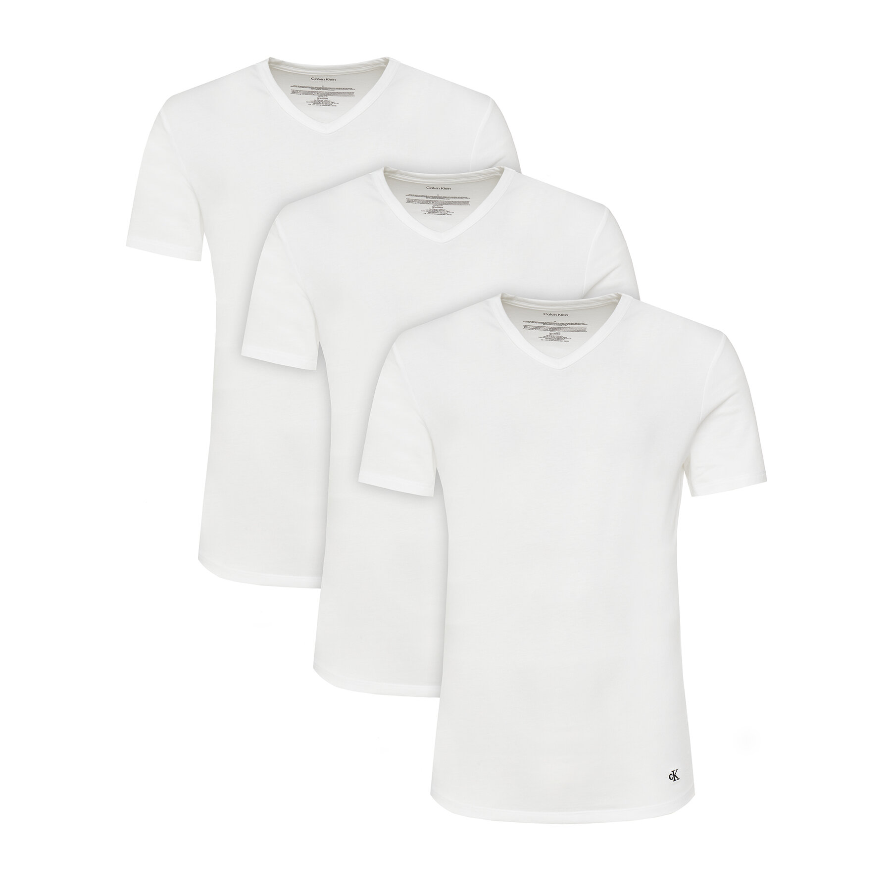 Calvin Klein Underwear Set t-shirt majica﻿ LV00NB4186 Bijela Slim Fit