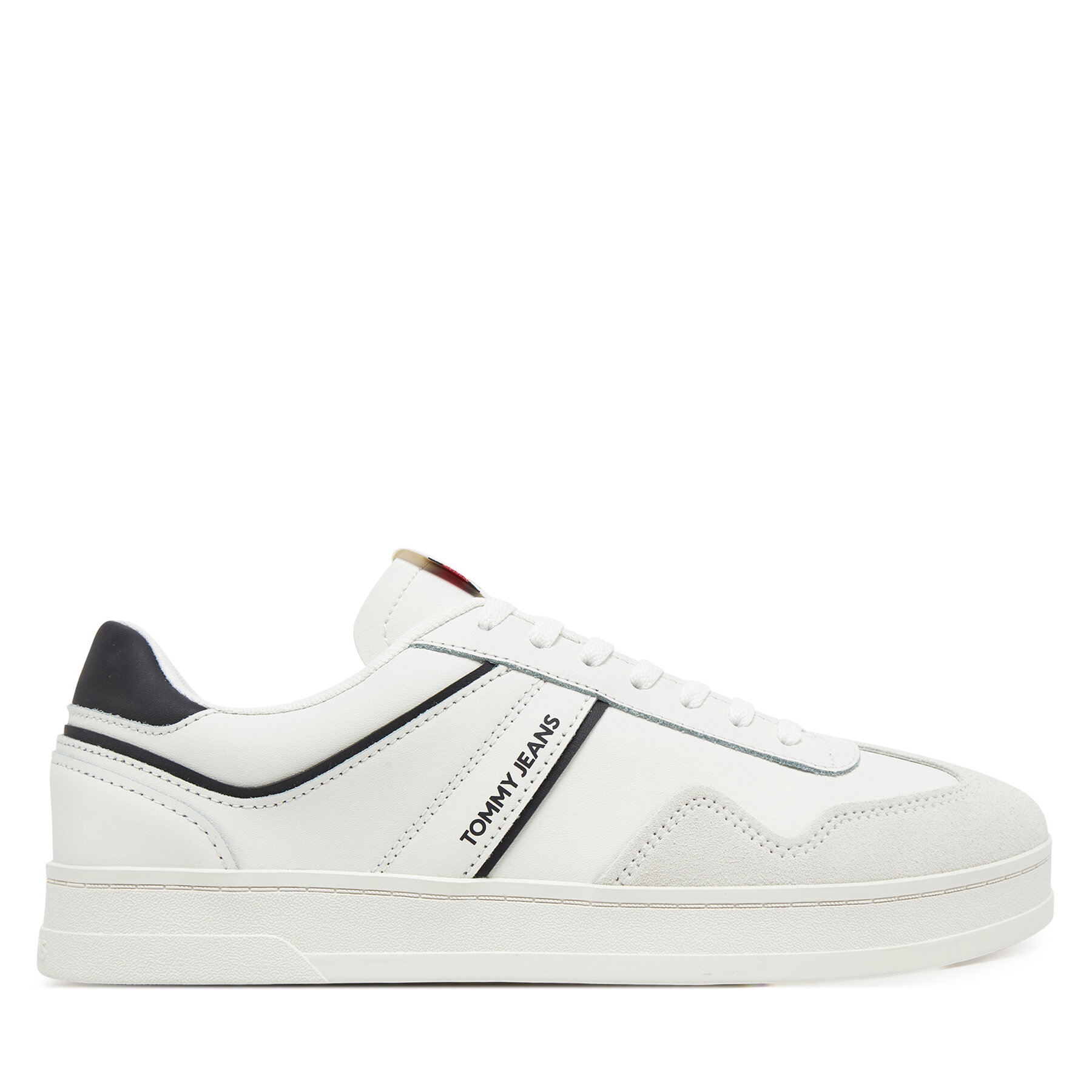 Sneakersy Tommy Jeans The Greenwich Leather EM0EM01571 Biela