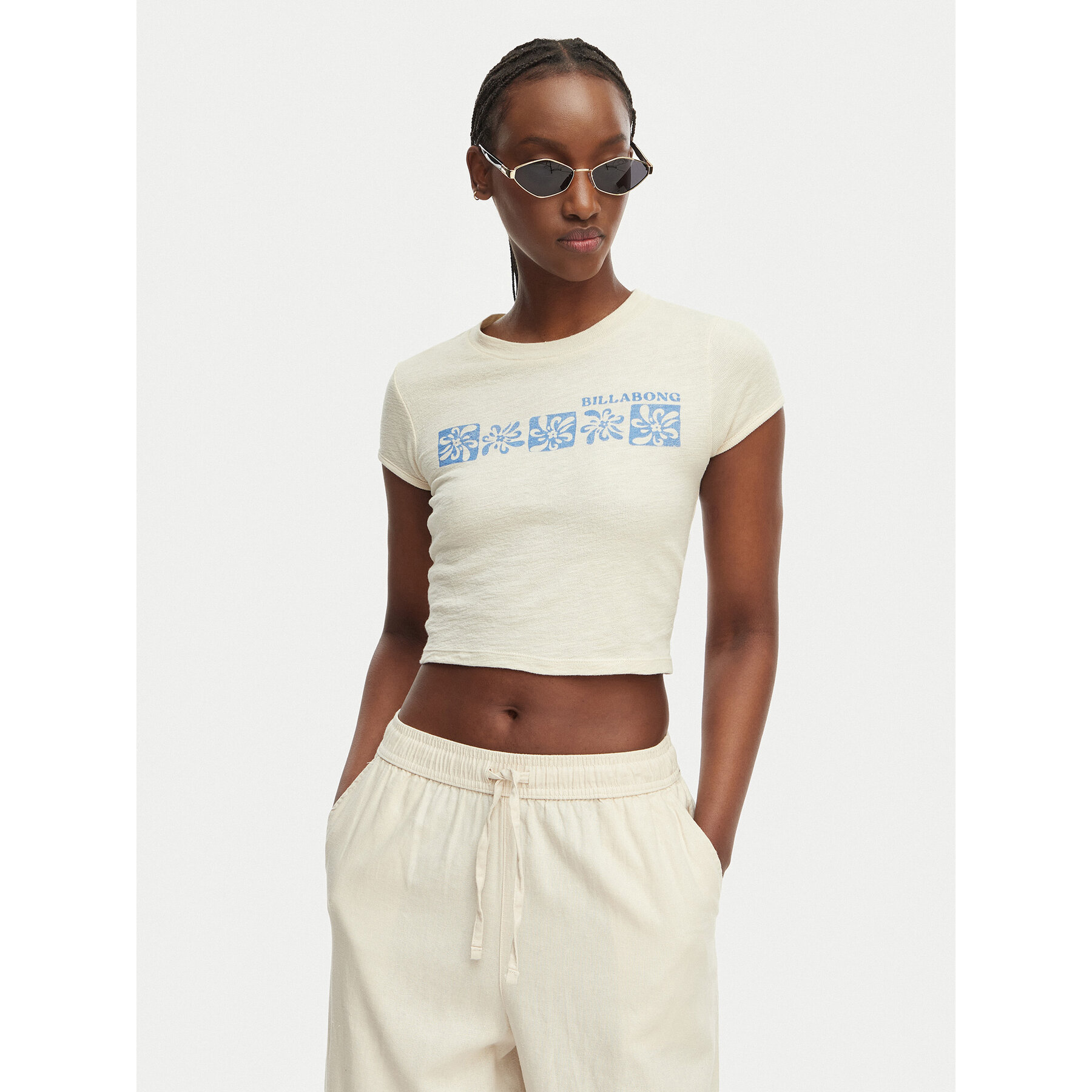 Billabong T-Shirt Baby EBJKT00119 Hellbeige Slim Fit