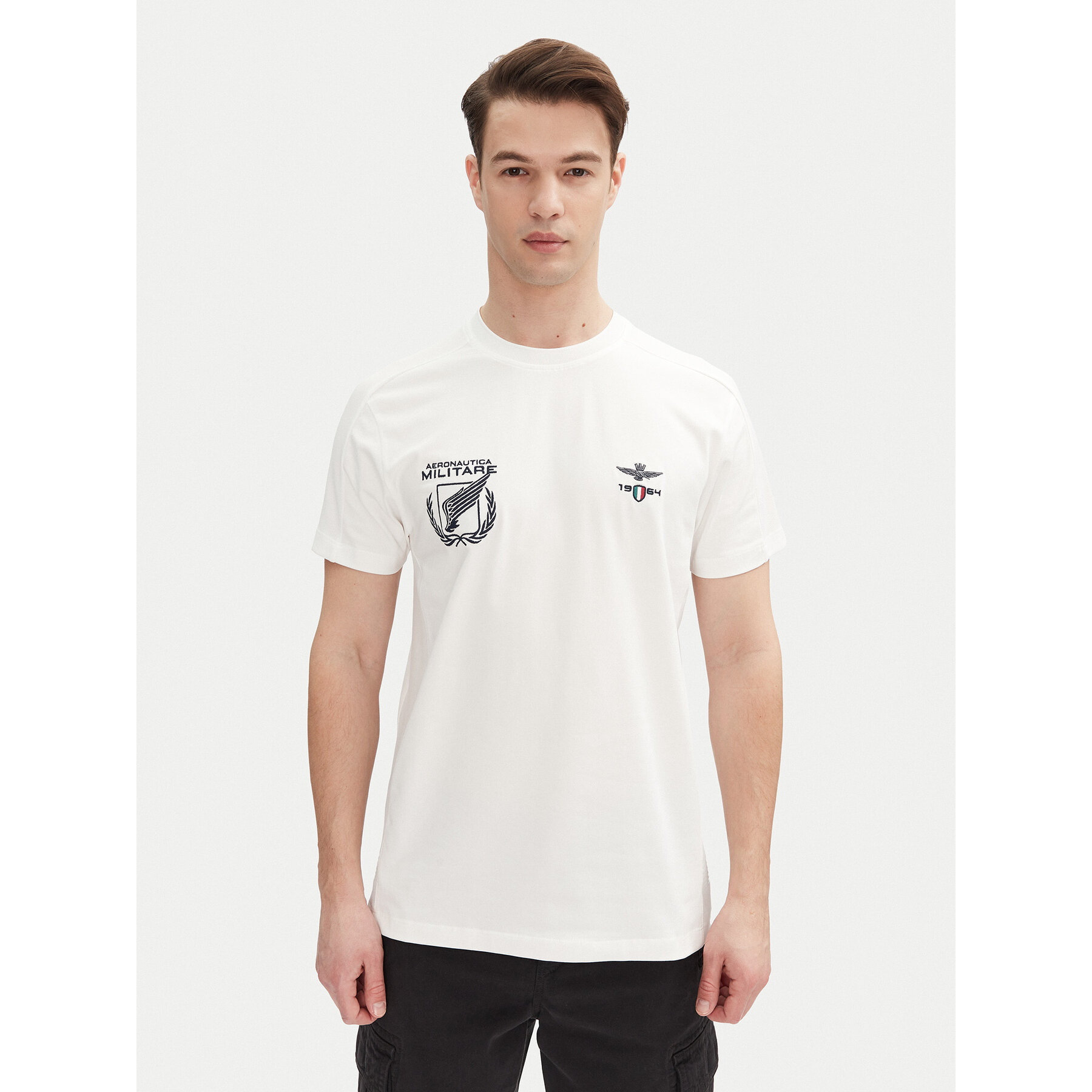 Aeronautica Militare T-Shirt 251TS2380J674 Λευκό Regular Fit
