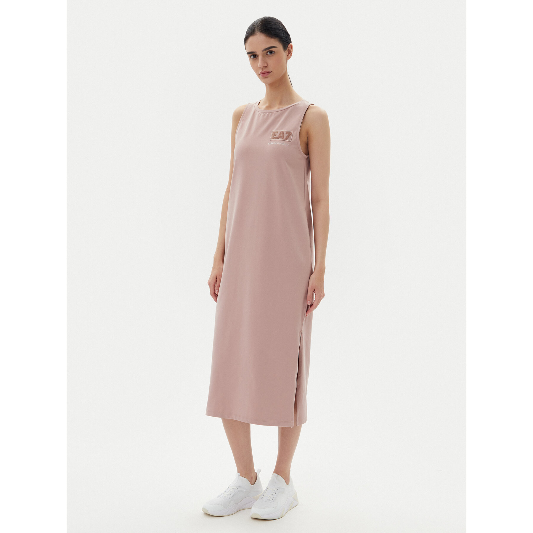 EA7 Emporio Armani Kleid für den Alltag 7W000180 AF12484 U4079 Rosa Regular Fit