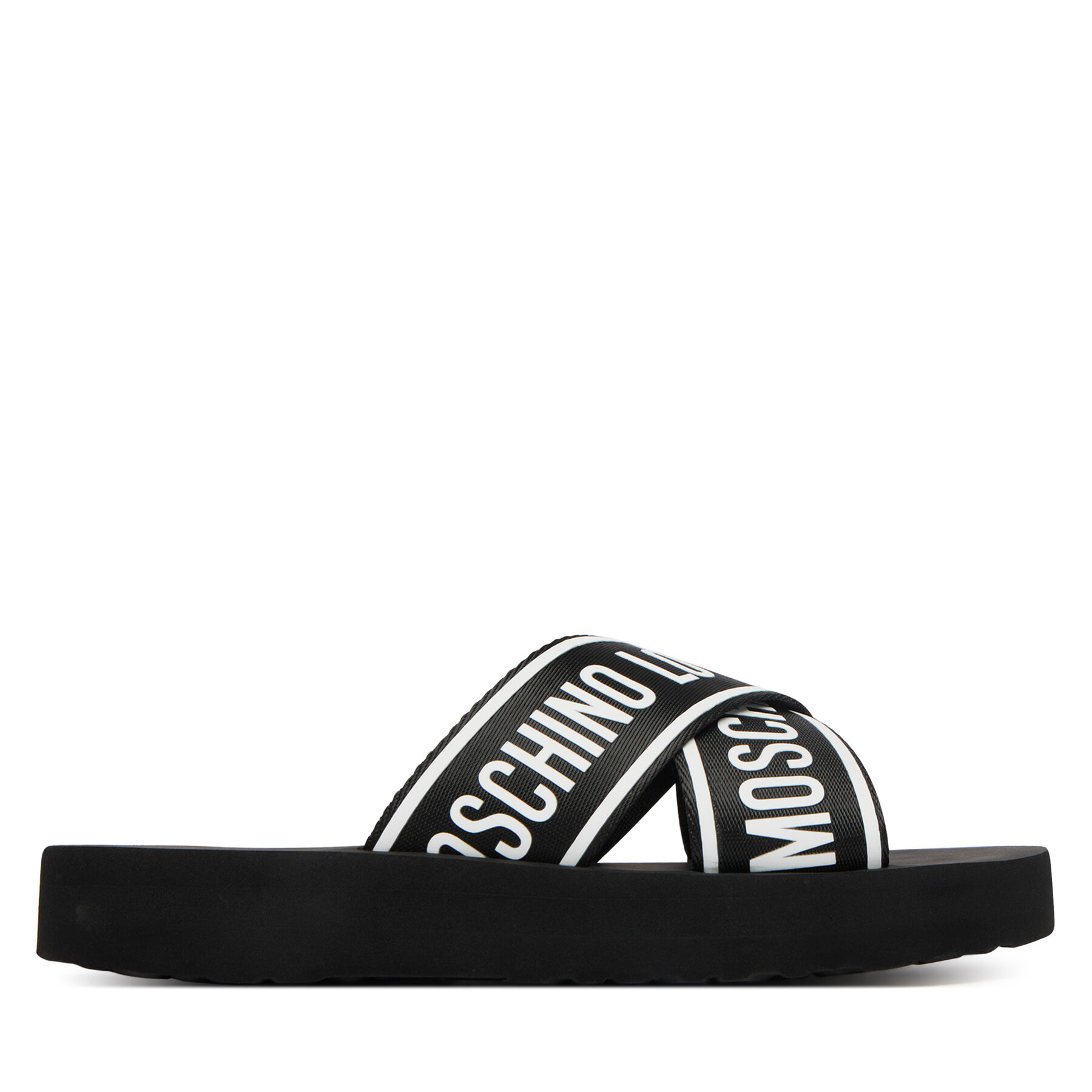 Šľapky LOVE MOSCHINO JA28334G0OIX7000 Čierna