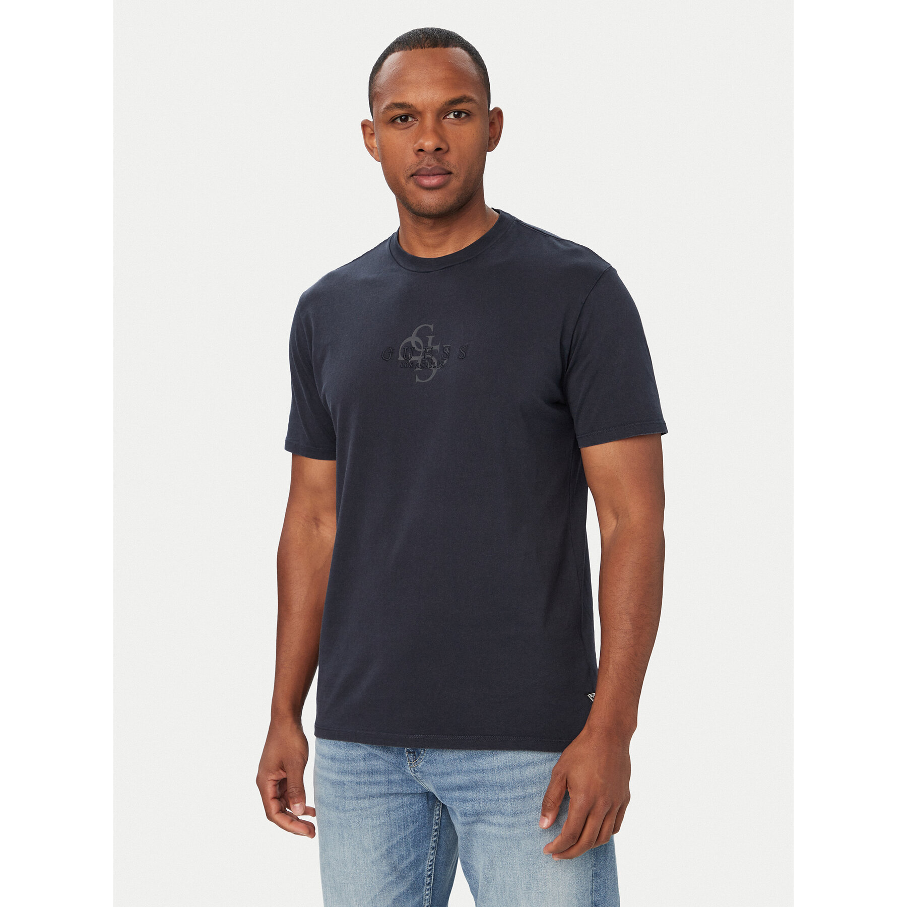 Guess T-shirt M6YI58 K4632 Tamnoplava Regular Fit