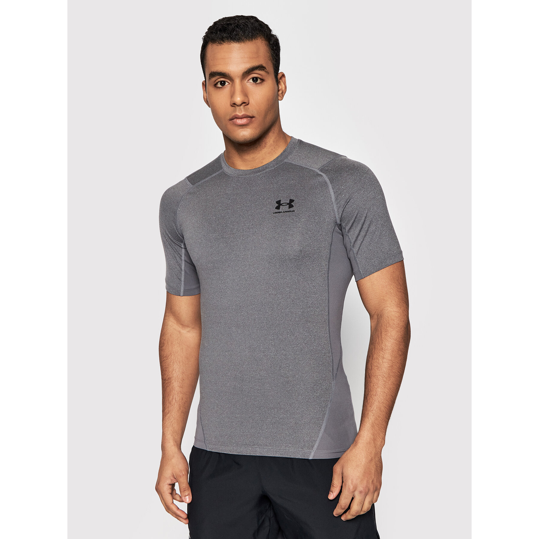 Under Armour Technisches T-Shirt HeatGear® 1361518 Grau Slim Fit