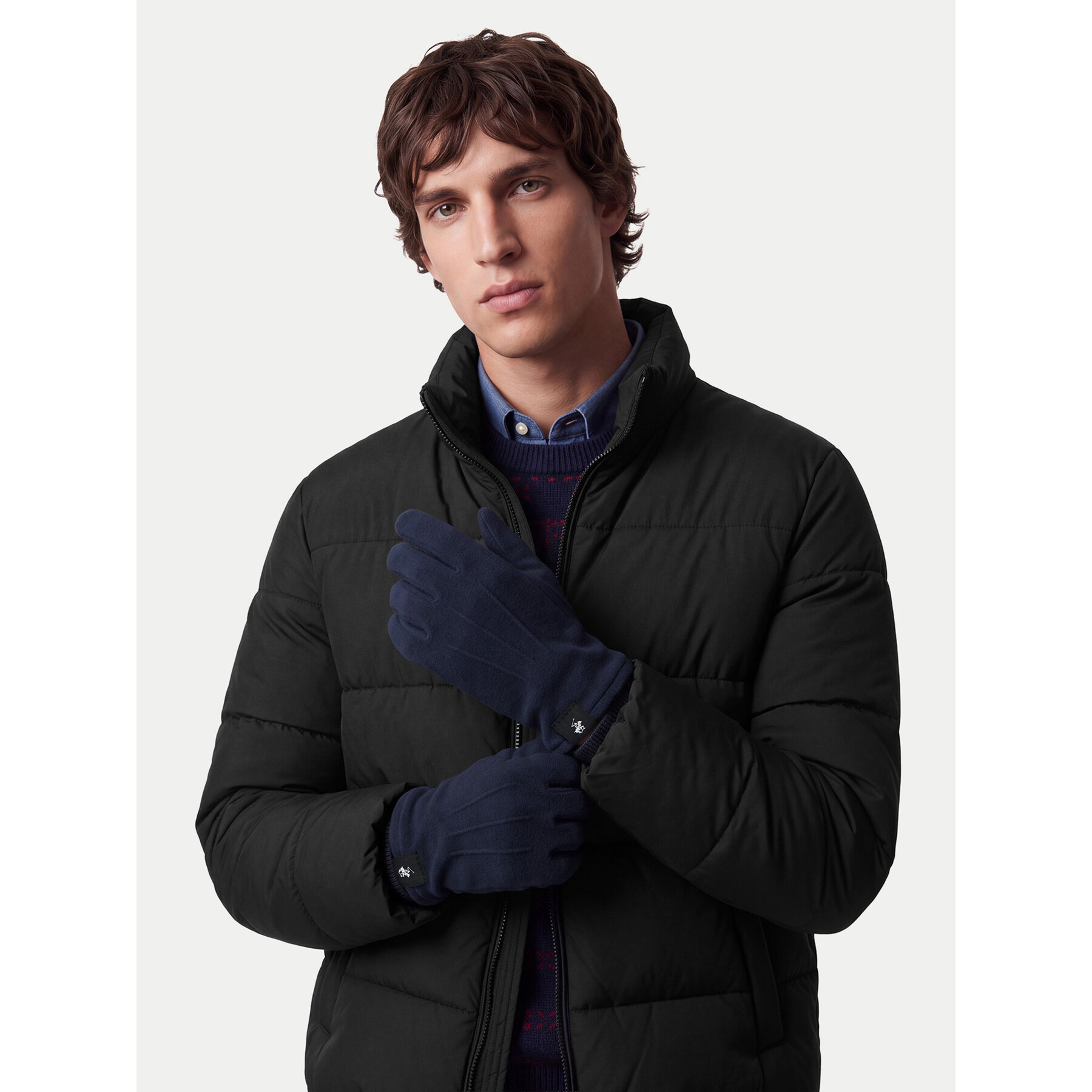 Ръкавици Beverly Hills Polo Club CWBEO-BHPC-M6-011-AW26 Тъмносин