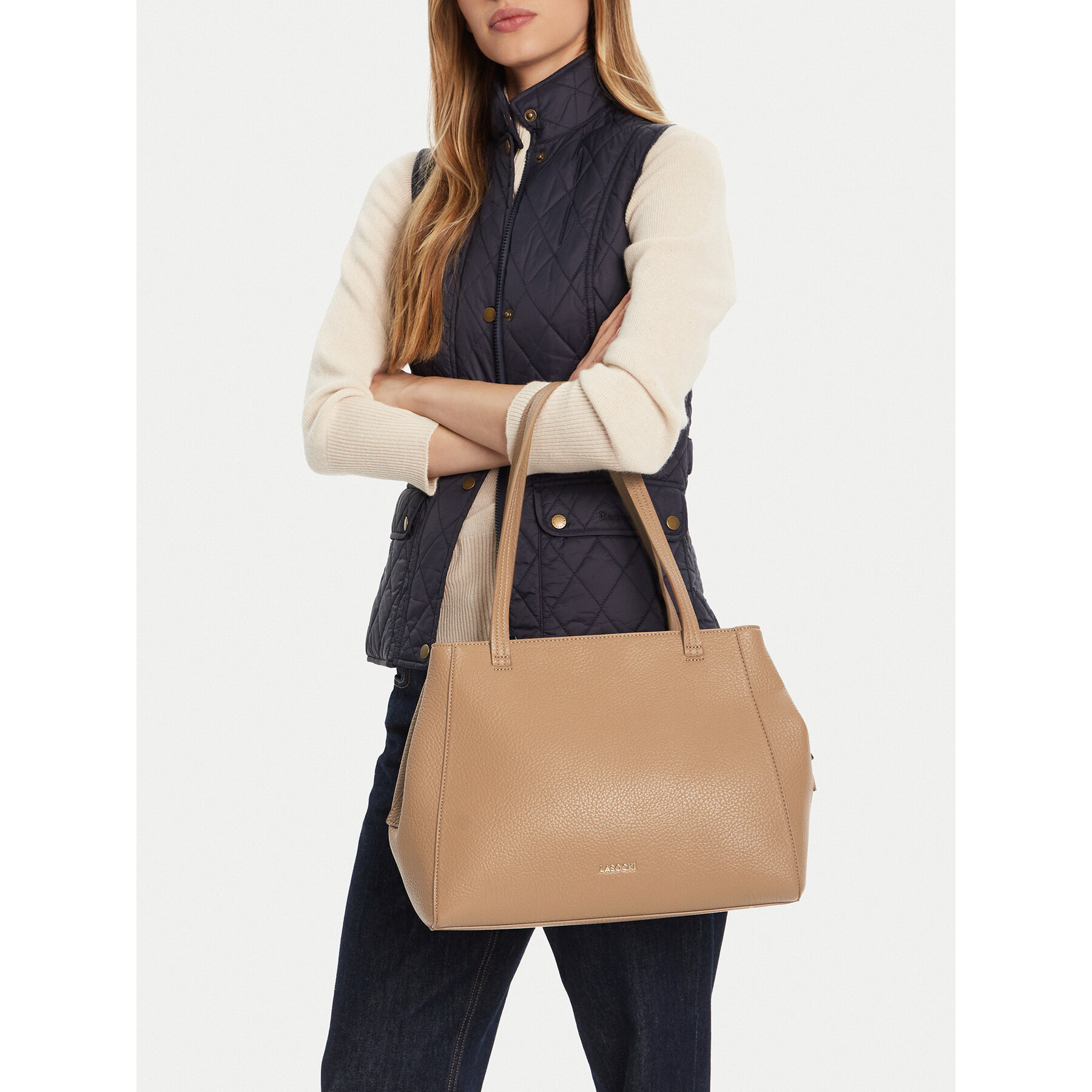 Дамска чанта Lasocki C-LSK-K-032-06 Бежов