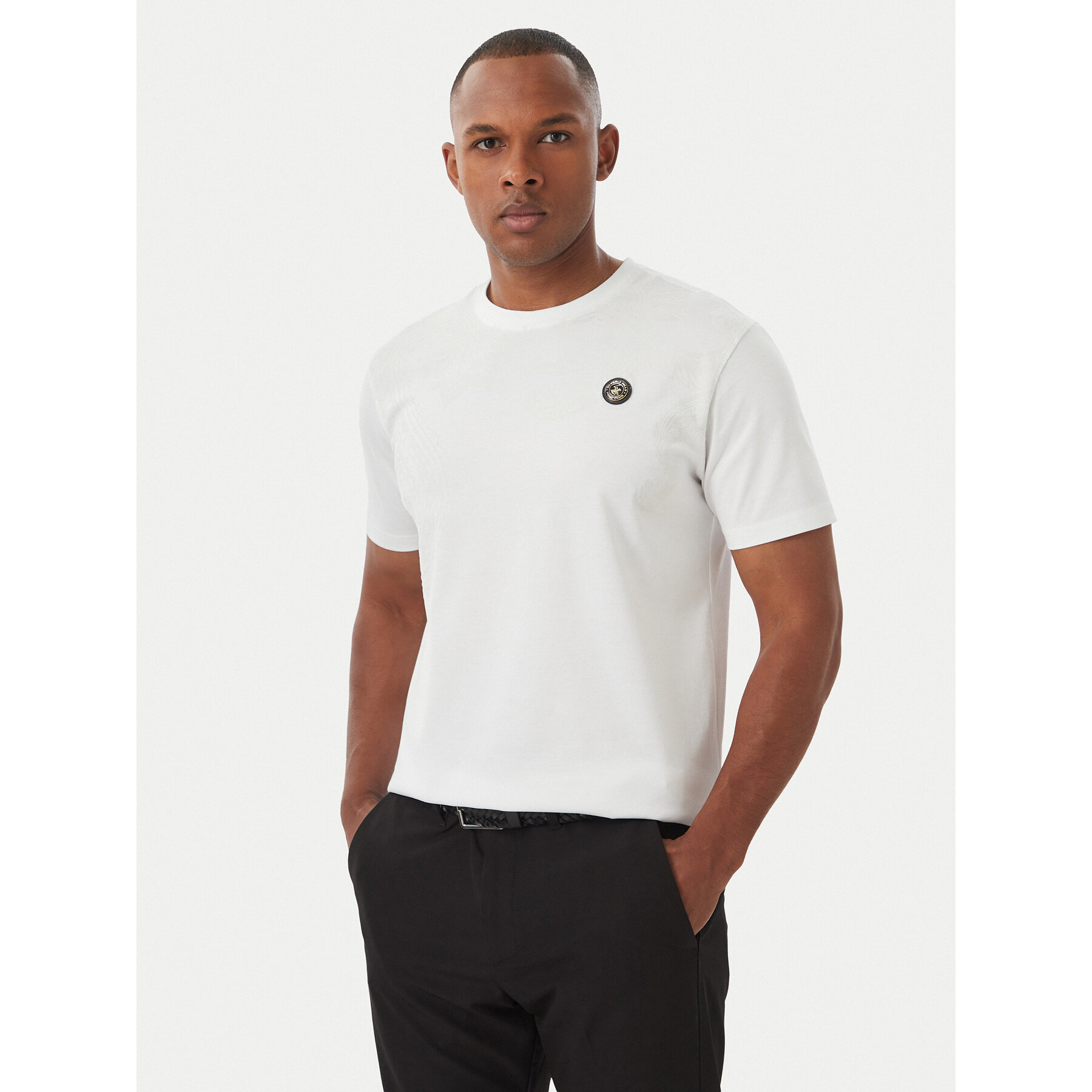 Beverly Hills Polo Club Majica M1631-HR Bela Regular Fit