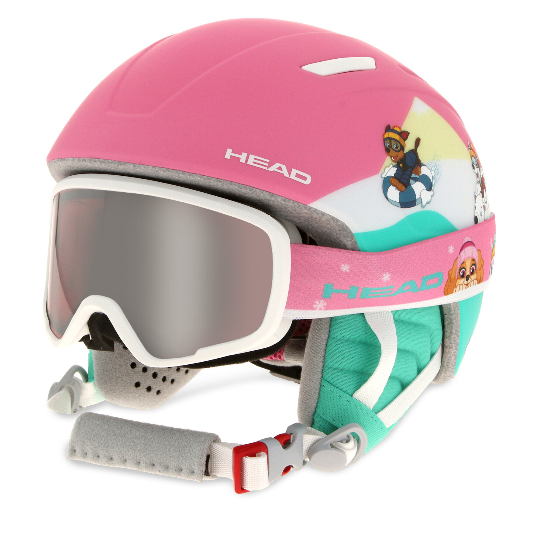 Casco de esquí Head Maja Paw Set 328523 Rosa