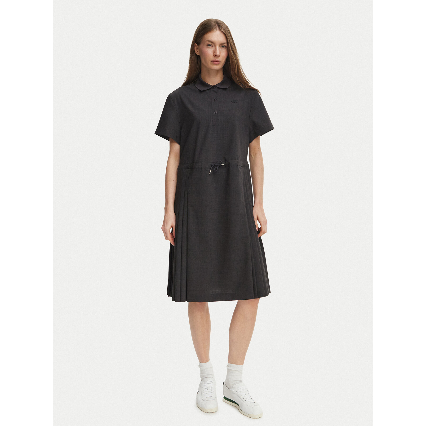 Lacoste Kleid für den Alltag EF0197 Grau Regular Fit