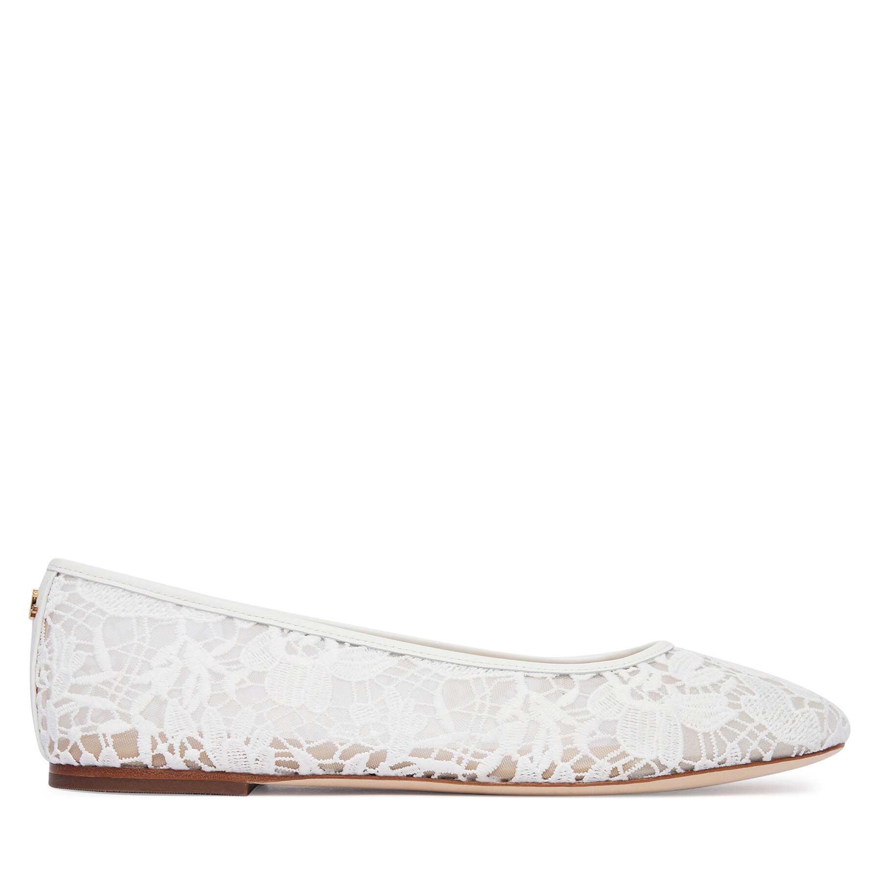 Baleríny LAUREN RALPH LAUREN 802P10533001 Biela