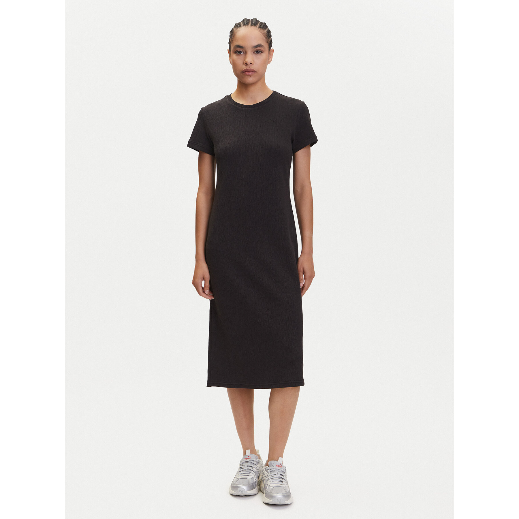 Puma Kleid für den Alltag Her 685063 Schwarz Regular Fit