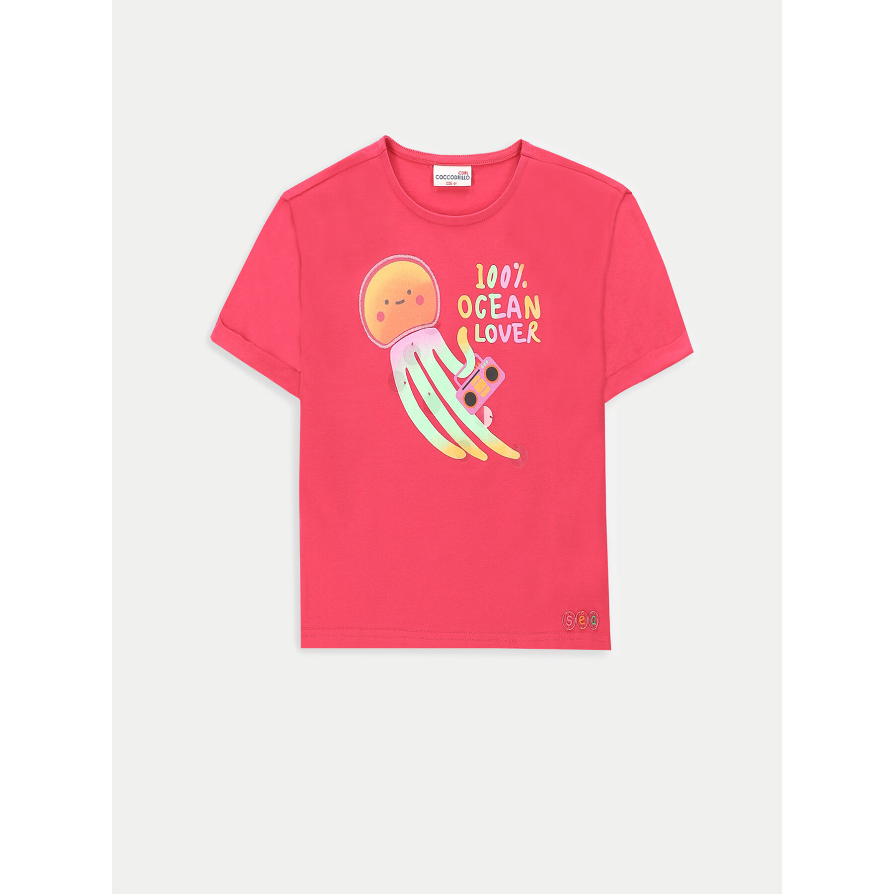 Coccodrillo Coccodrillo T-Shirt WC4143202OWK Ροζ Regular Fit