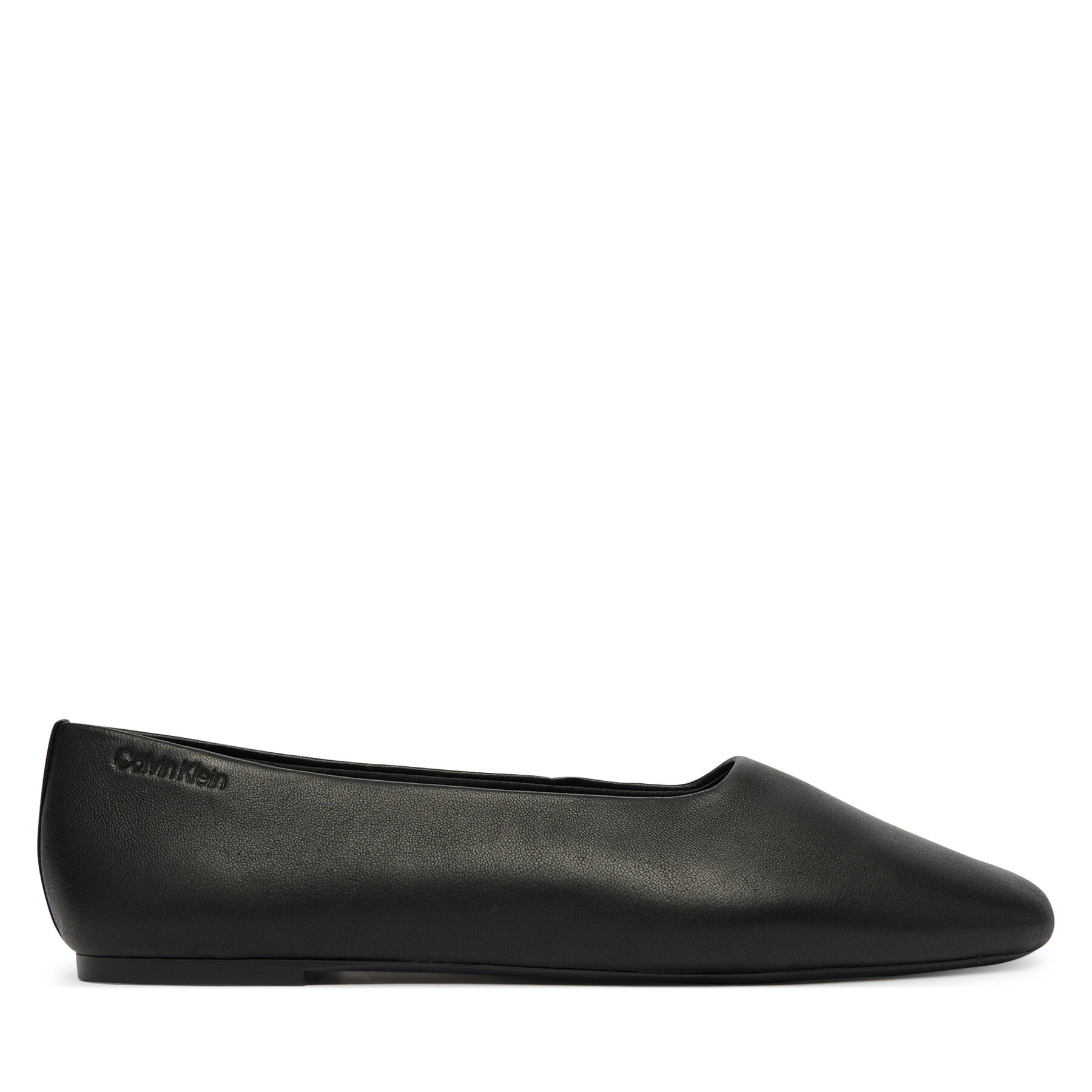Baleríny Calvin Klein Round Ballerina Lth HW0HW02943 Čierna