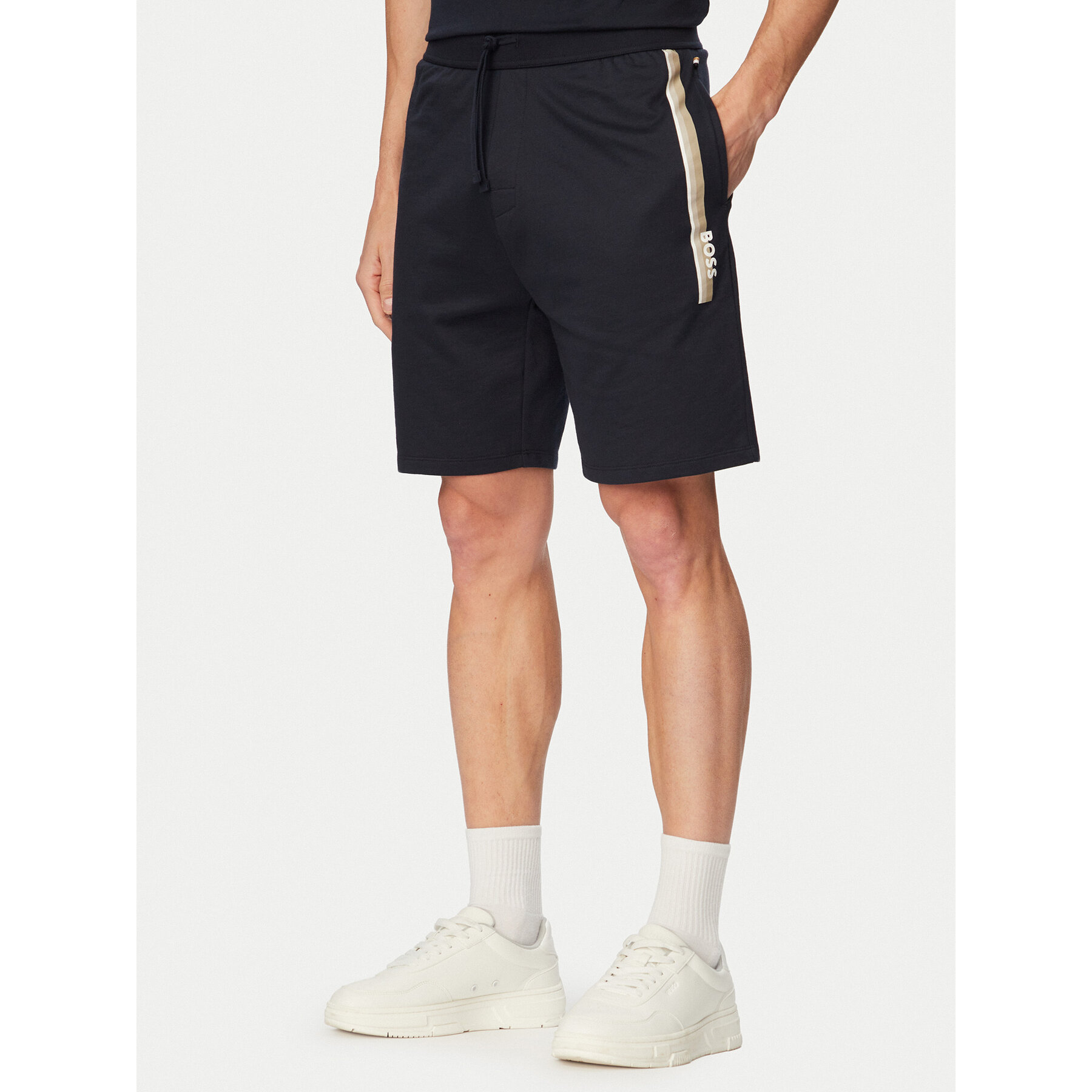BOSS Sportshorts Authentic 50554778 Dunkelblau Regular Fit