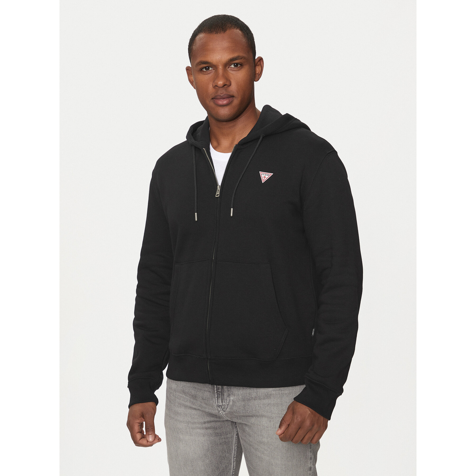 Guess Jeans Sweatshirt M4YQ28 K9V31 Schwarz Regular Fit