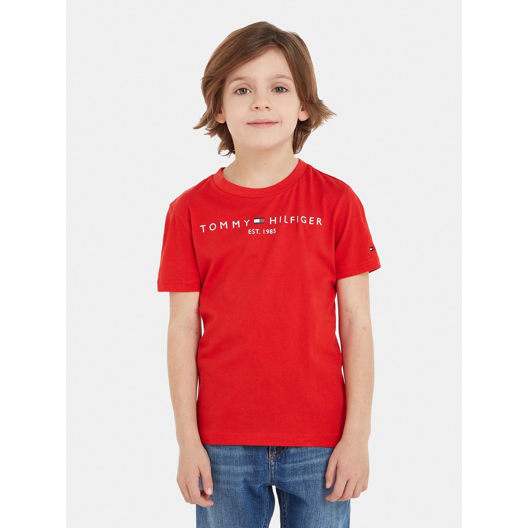 Tommy Hilfiger T-Shirt Essential KS0KS00210 S Κόκκινο Regular Fit