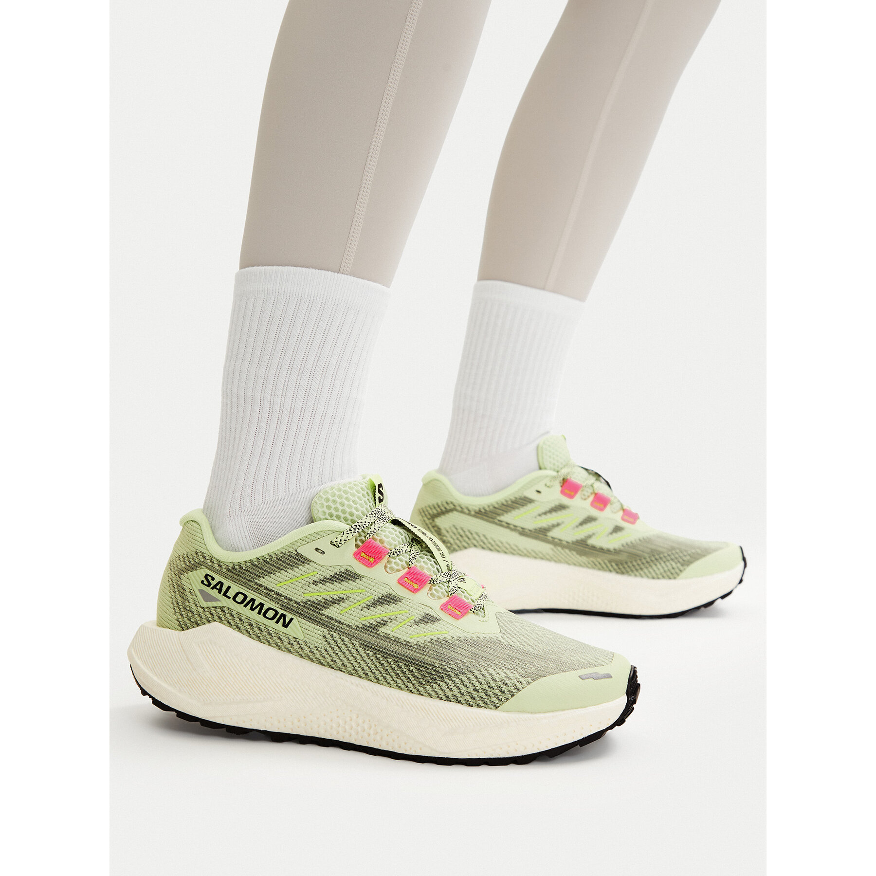 Маратонки за бягане Salomon Aero Blaze 3 Grvl L49106400 Зелен
