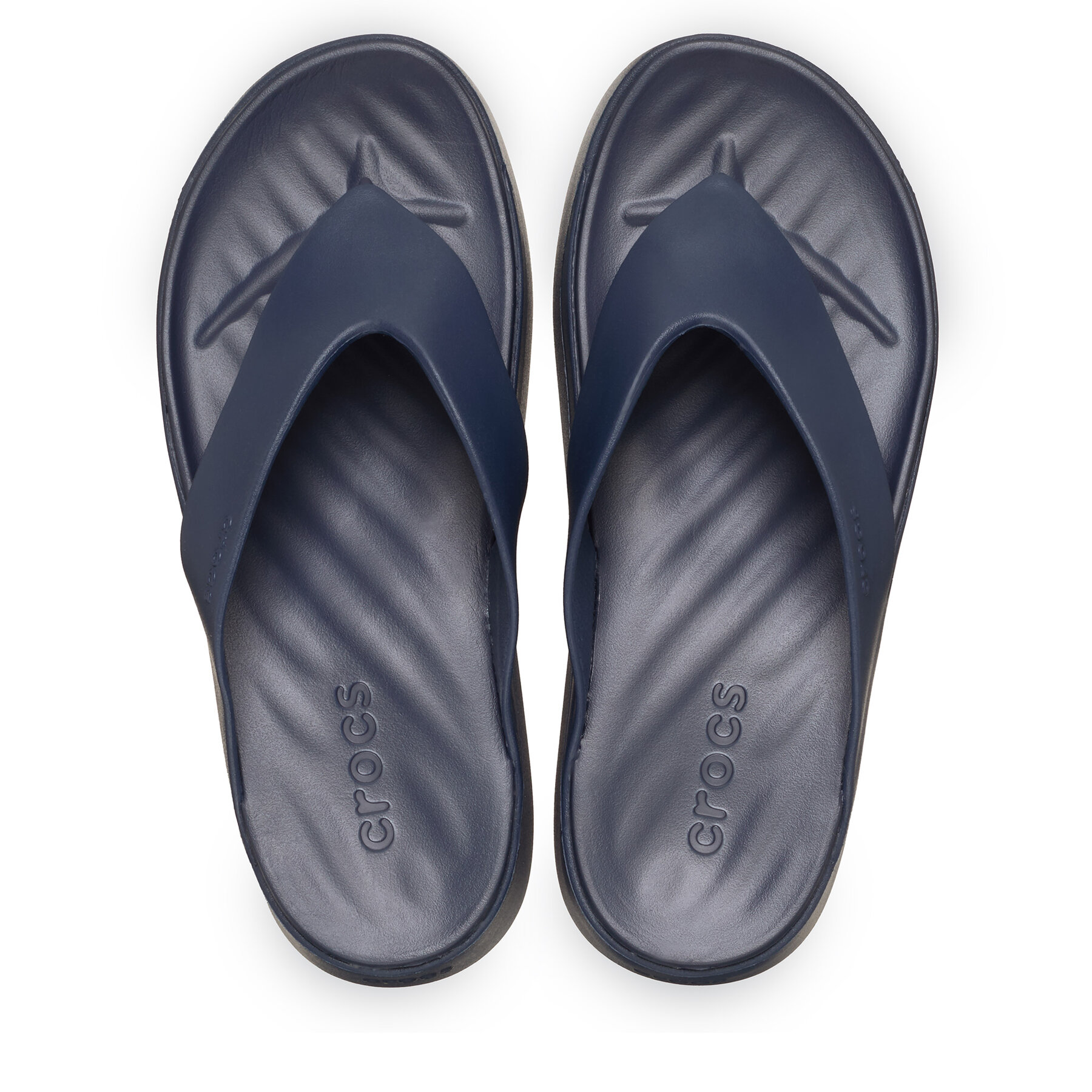 Japonke Crocs Getaway Platform Flip 209410 Mornarsko modra