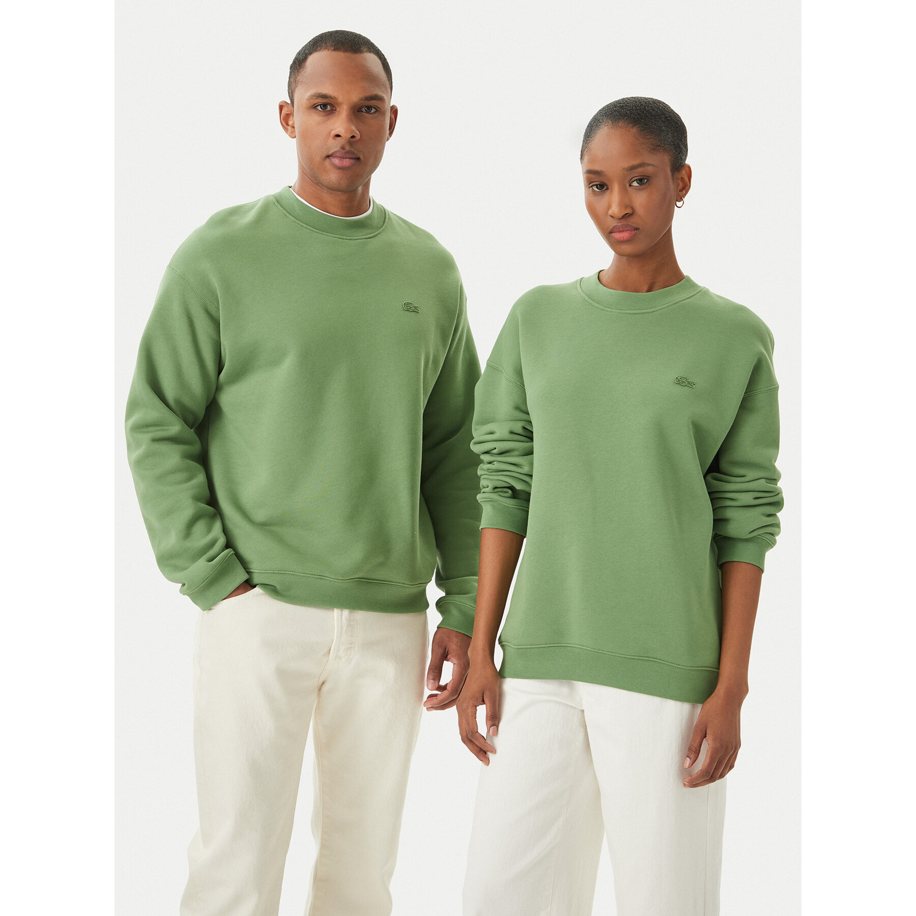 Lacoste Sweatshirt SH7745 Hellgrün Regular Fit