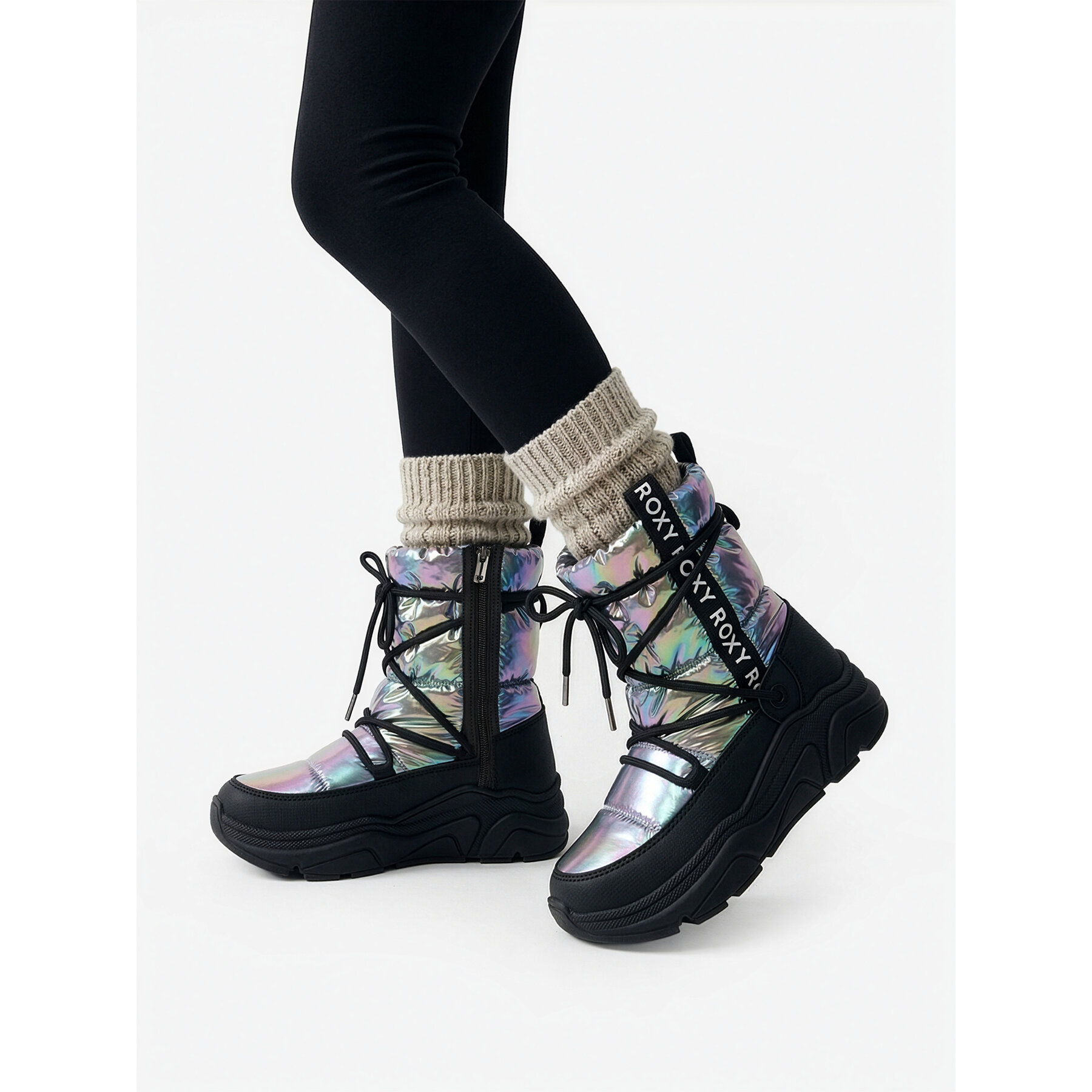 Cizme de zăpadă Roxy CEO-AVO-296-128 Negru
