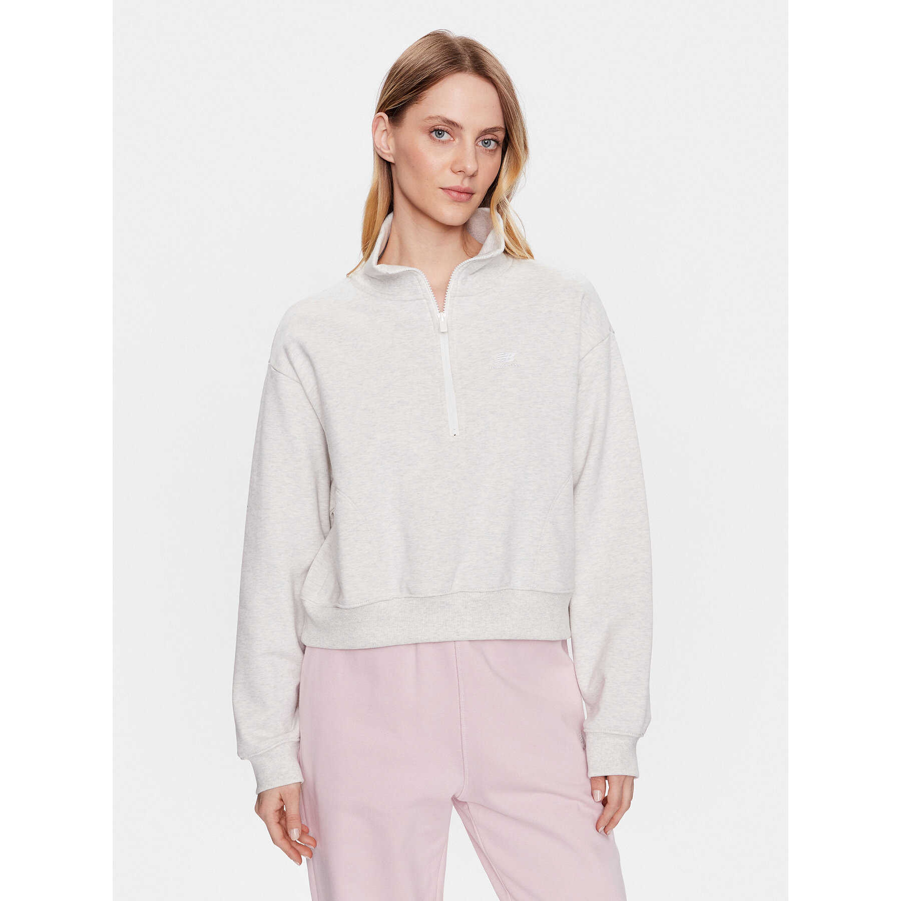 New Balance Sweatshirt WT31501 Grau Oversize