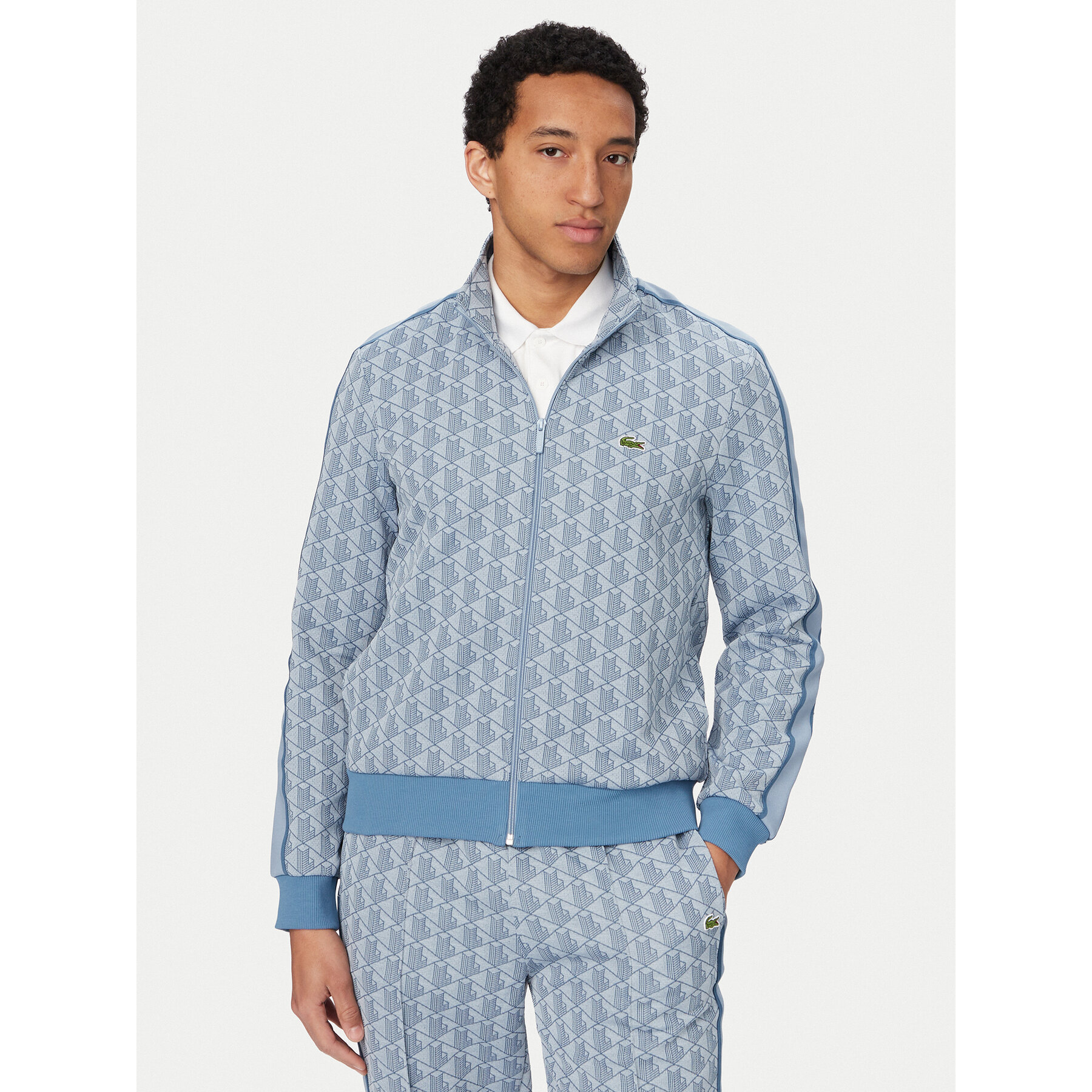 Lacoste Sweatshirt SH1368 Blau Regular Fit