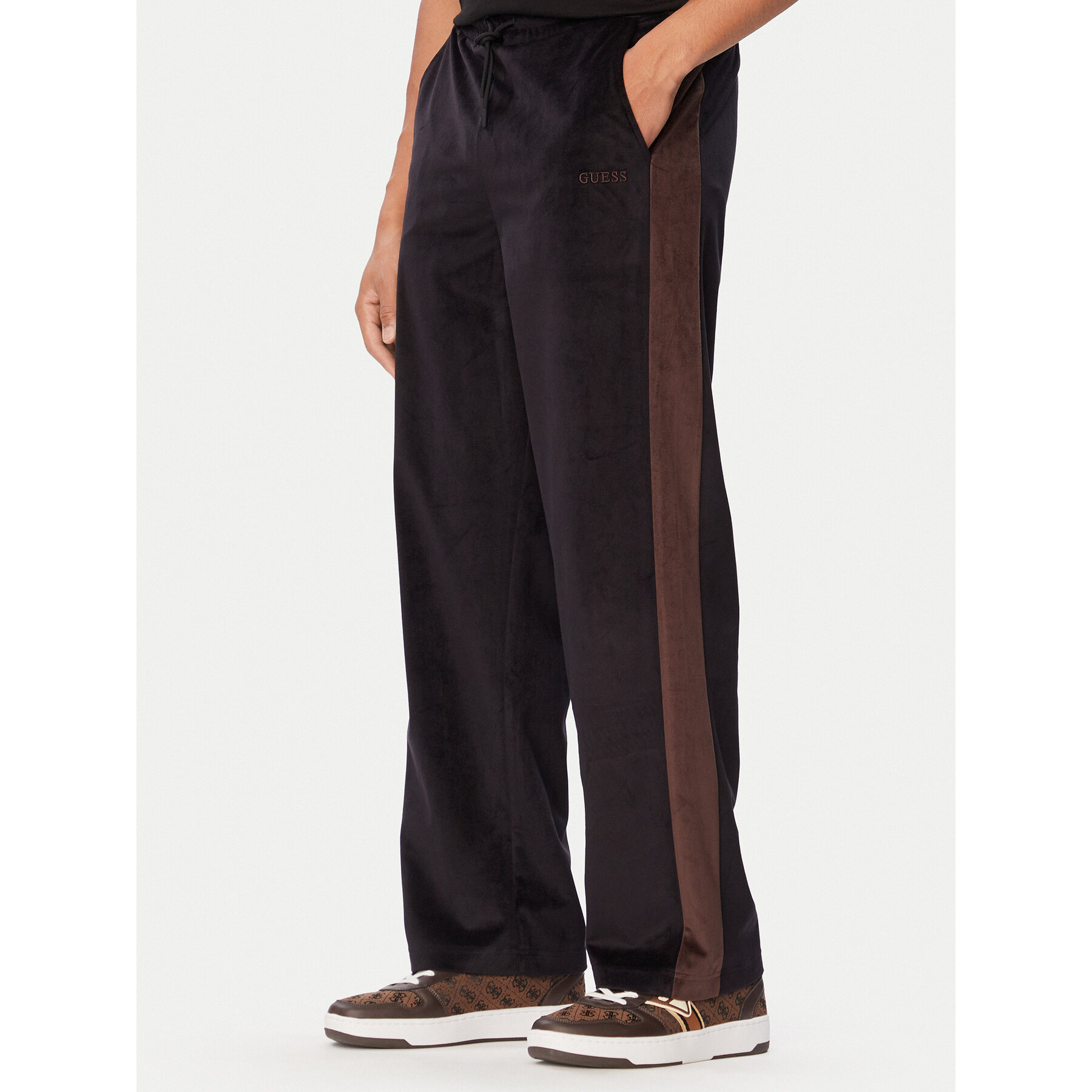 Guess Jogginghose Z6BB02 K6540 Schwarz Regular Fit