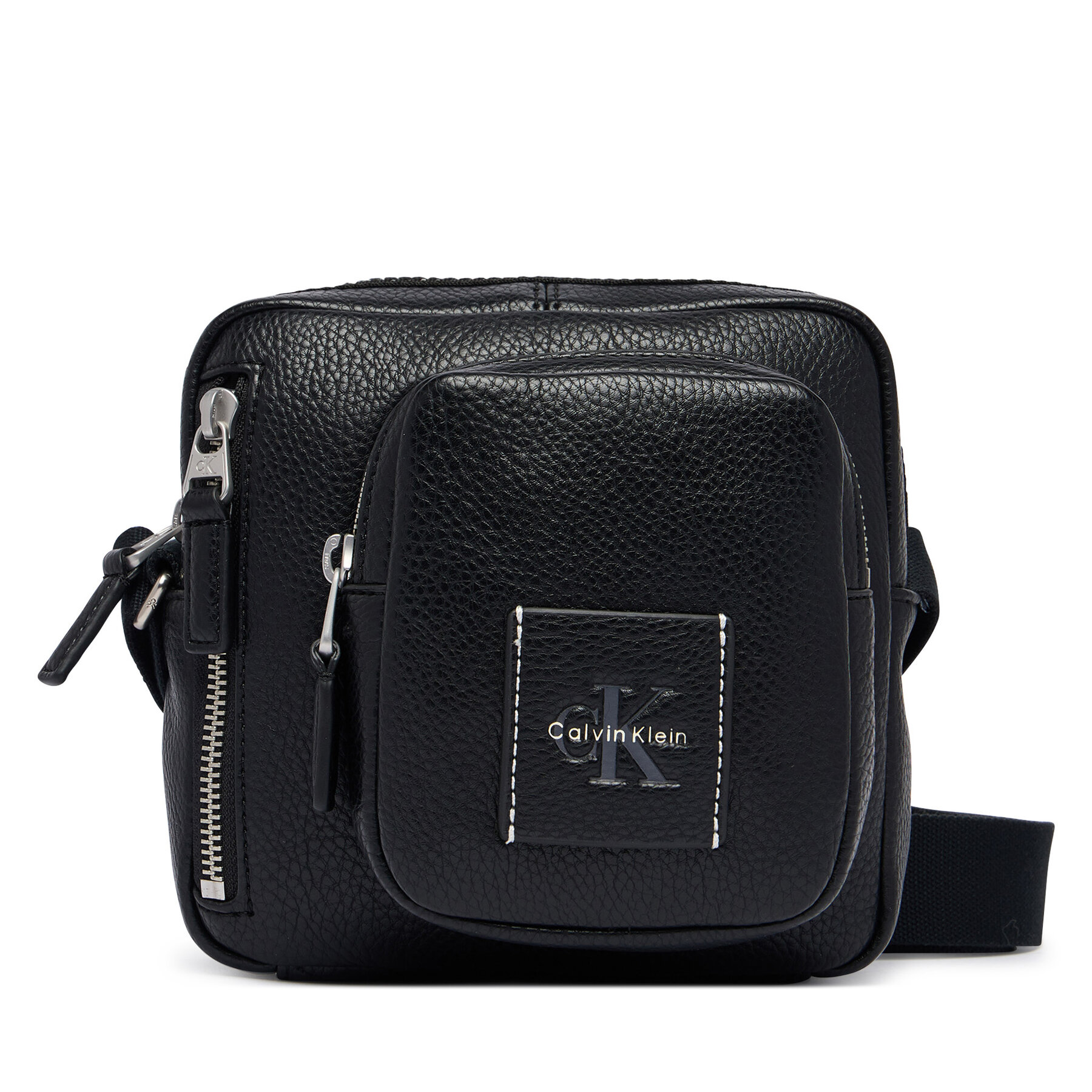 Τσαντάκι Calvin Klein Bold Pebble Square Crossbody LV04D3450G Μαύρο