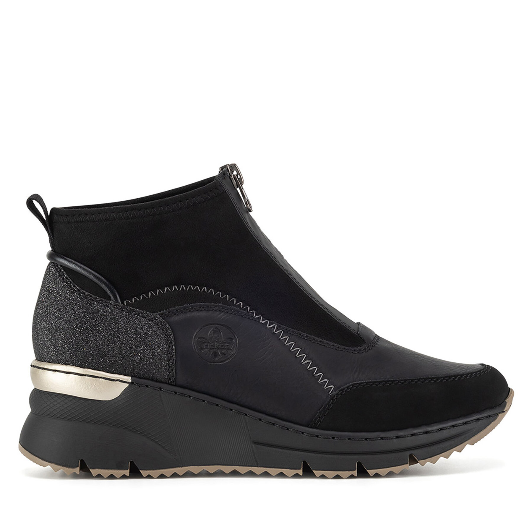 Sneakersy Rieker N6361-00 Čierna