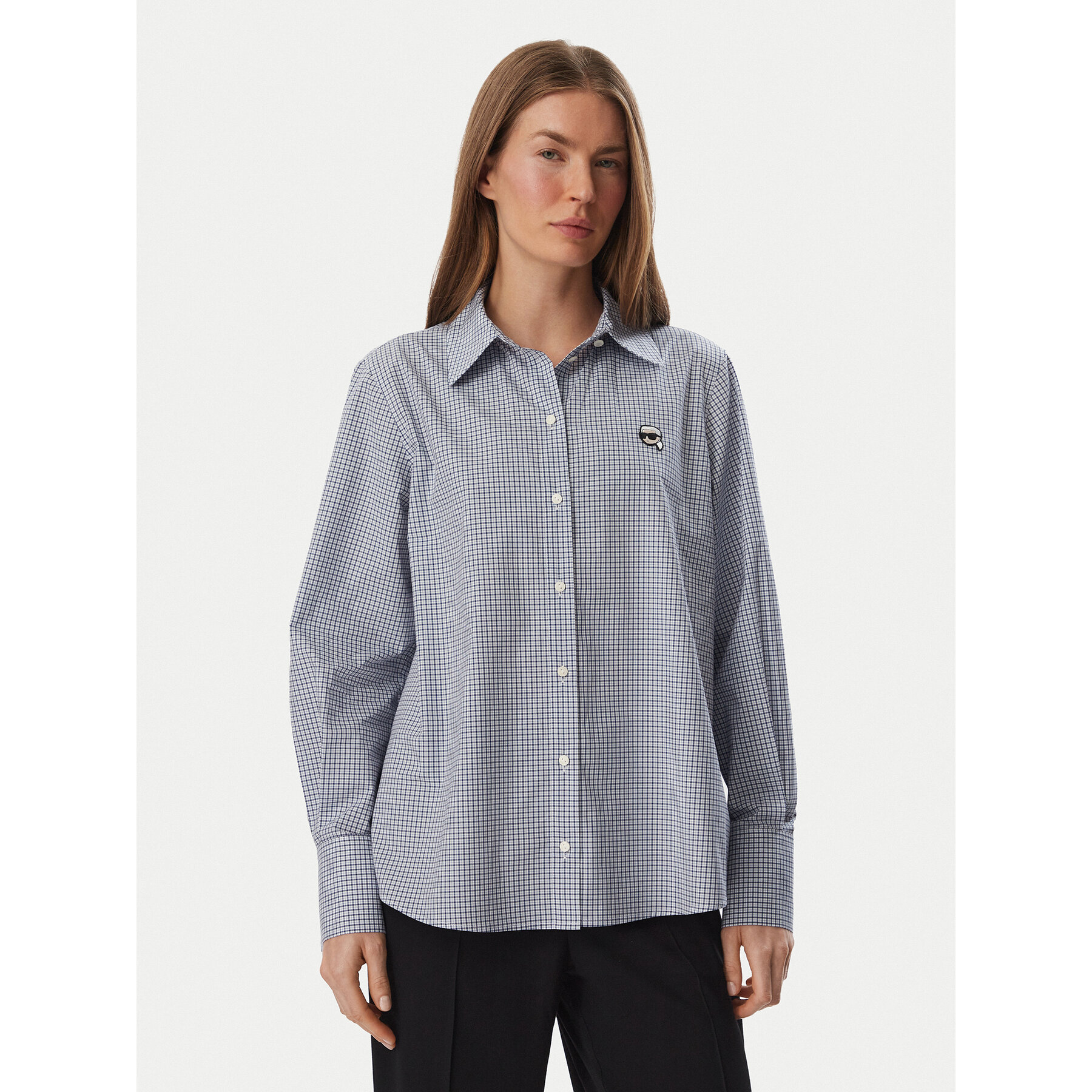 KARL LAGERFELD Hemd B4W11008 Weiß Regular Fit