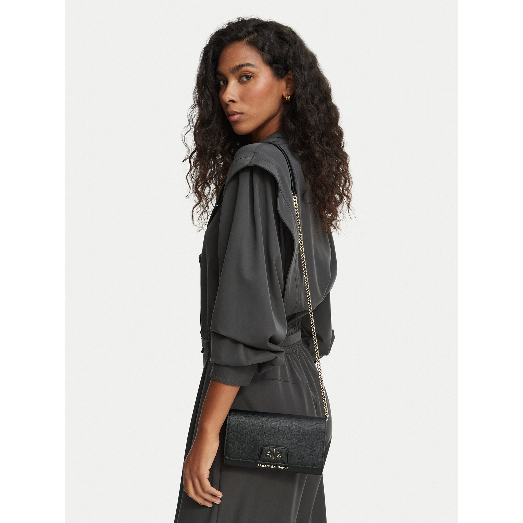 Дамска чанта Armani Exchange XW000358 AF26570 UC001 Черен