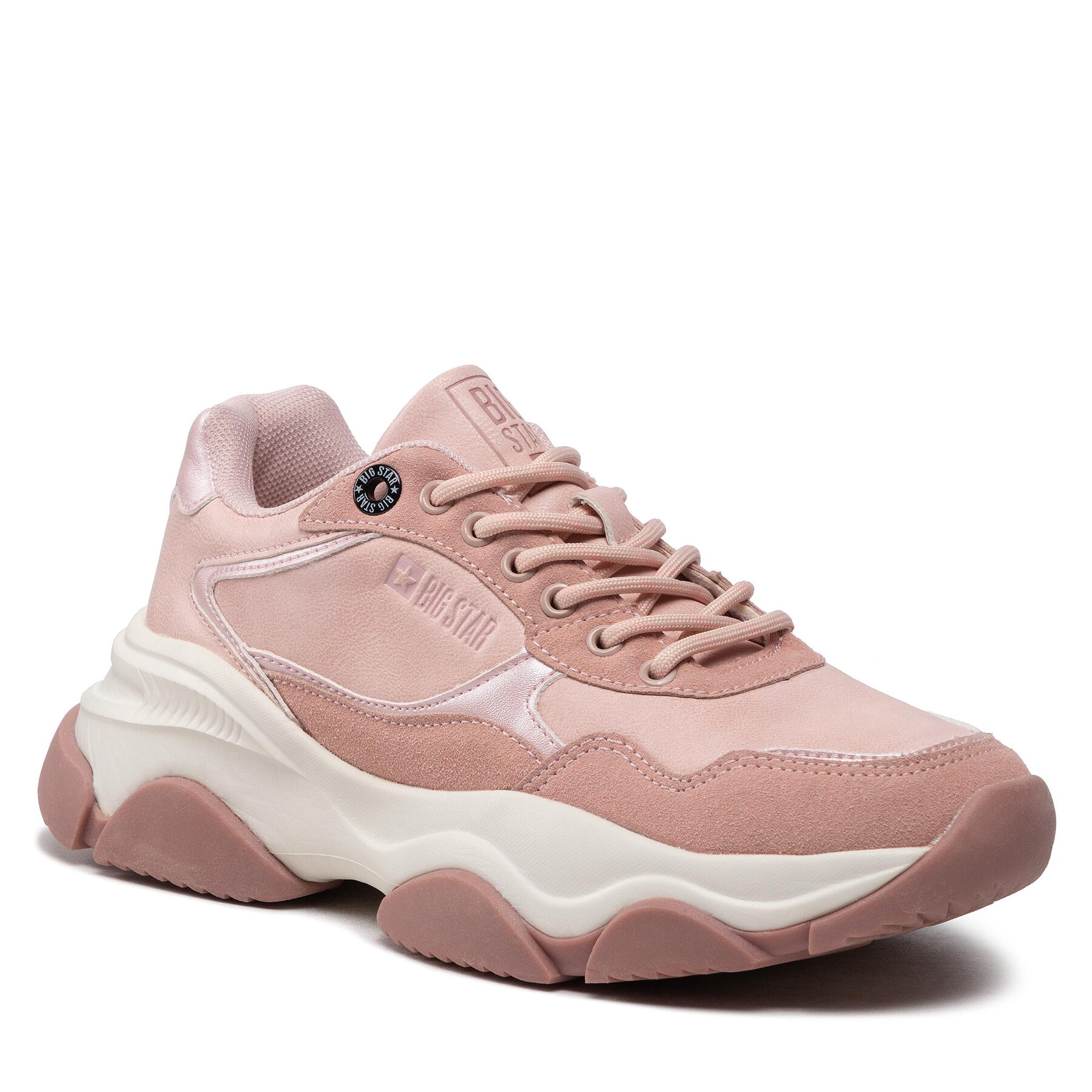 Sneakers Big Star ShoesBig Star Shoes KK274385 Pink Big Star Shoes imagine noua
