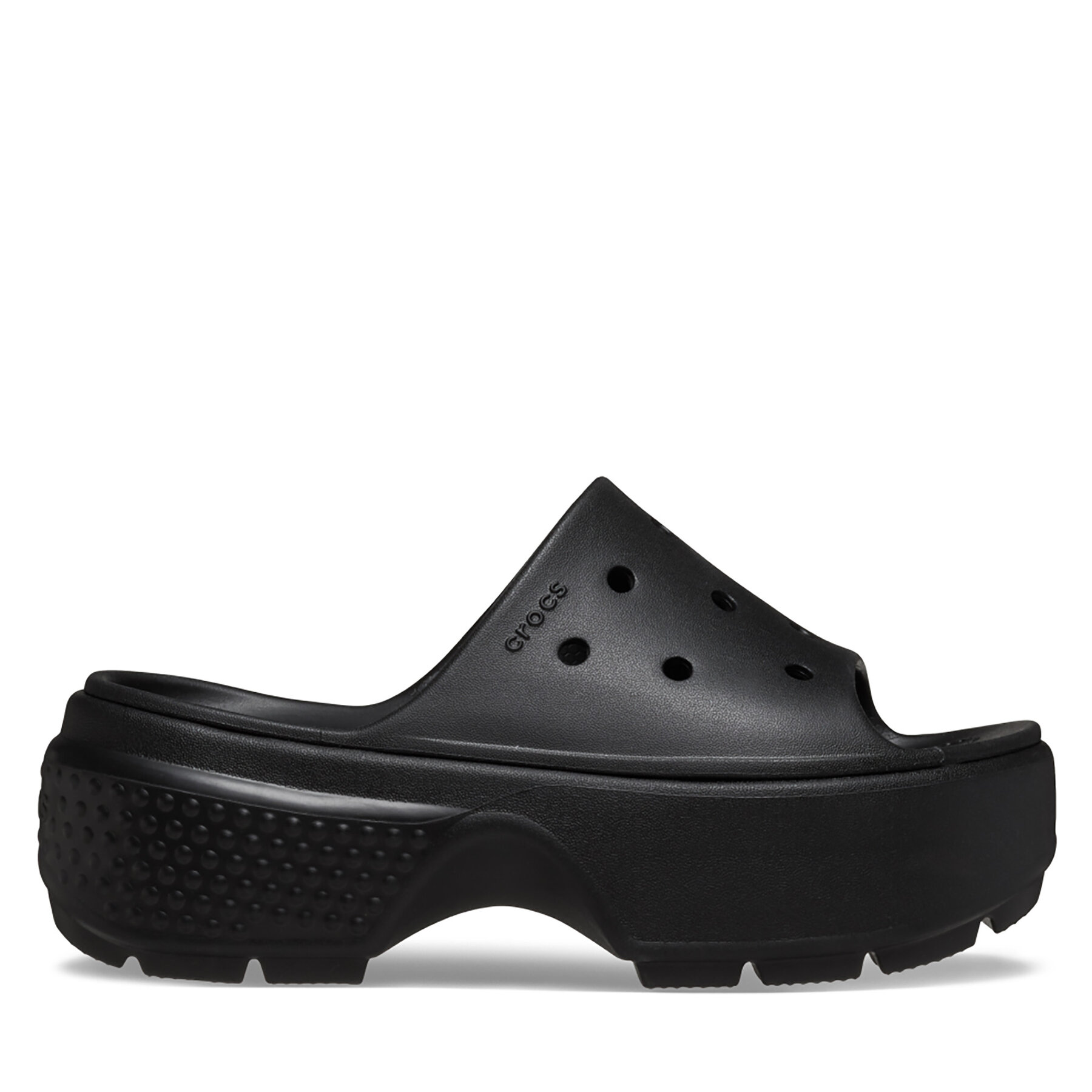 Mules / sandales de bain Crocs Stomp Slide 209346 Noir