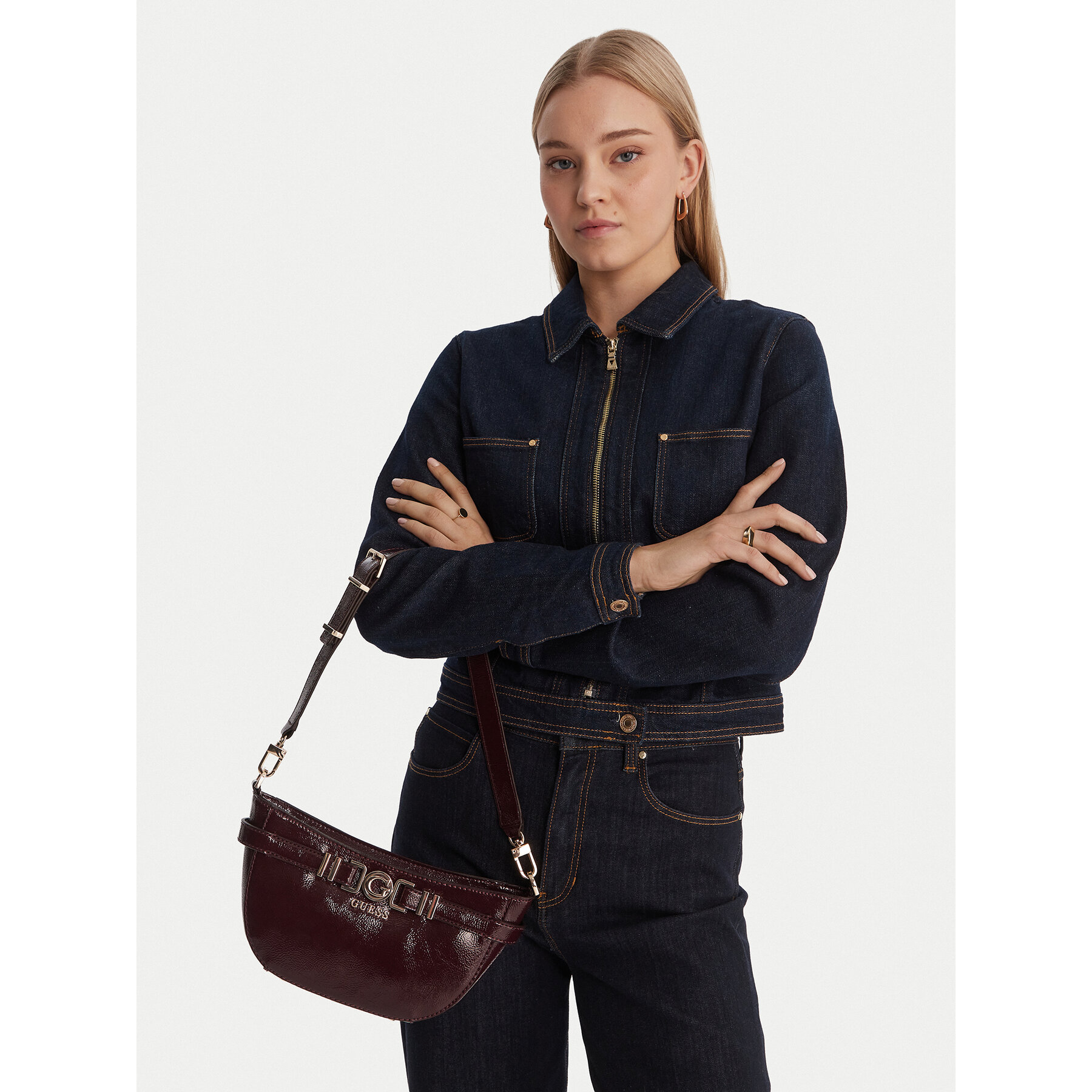 Geantă Guess Cirene HWTG96 68180 Vișiniu