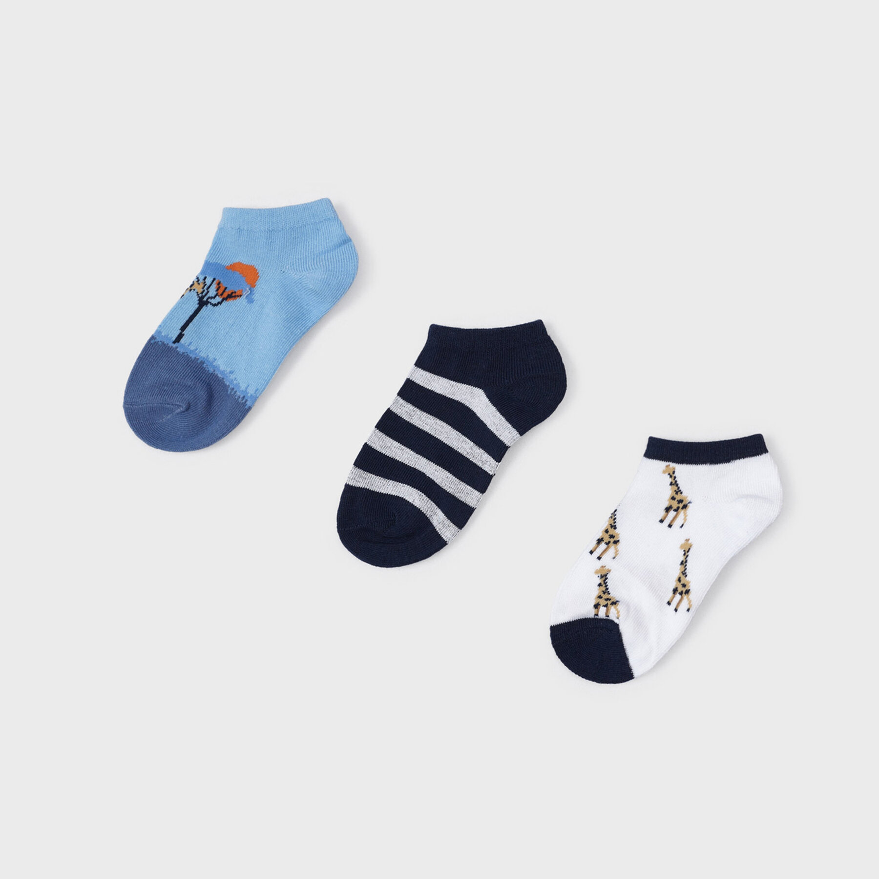 Lot de 3 paires de chaussettes basses enfant Mayoral 10465 Multicolore