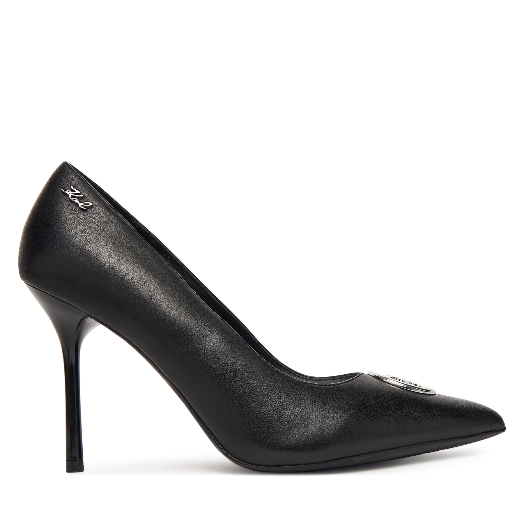 Pantofi cu toc subțire KARL LAGERFELD Sarabande KL30917A Negru